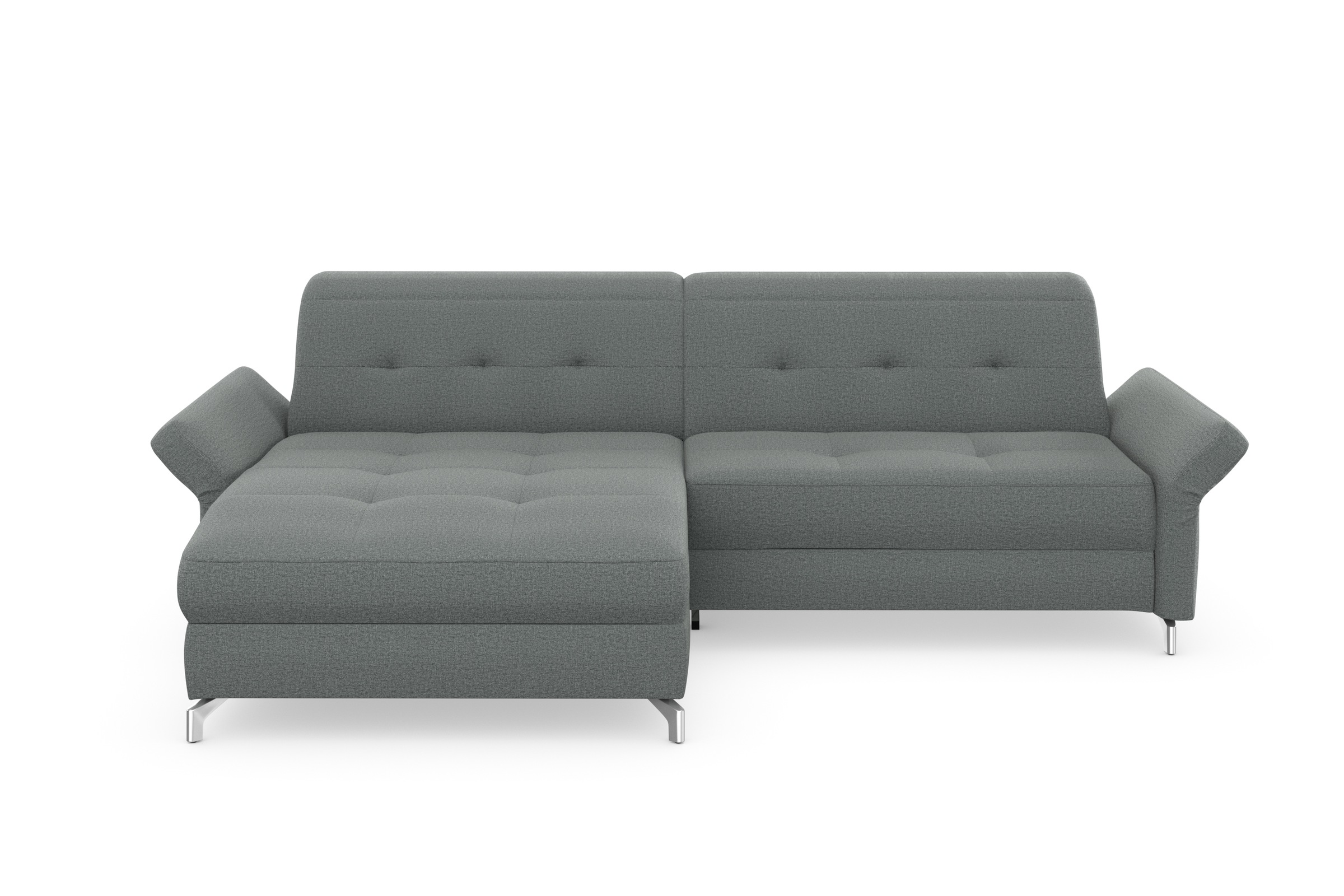 Home affaire Ecksofa »Maredo L-Form« Federkern, wahlweise auch mit Kopfteil günstig online kaufen