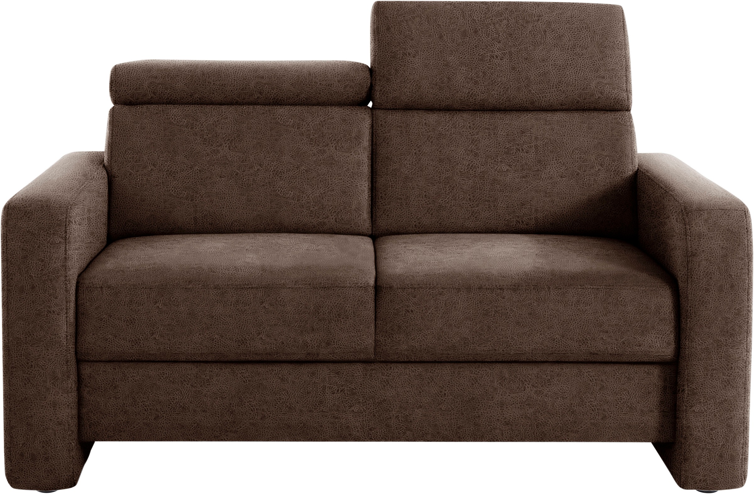 sit&more 2-Sitzer »Bologna«, inklusive Kopfteilverstellung und Federkern