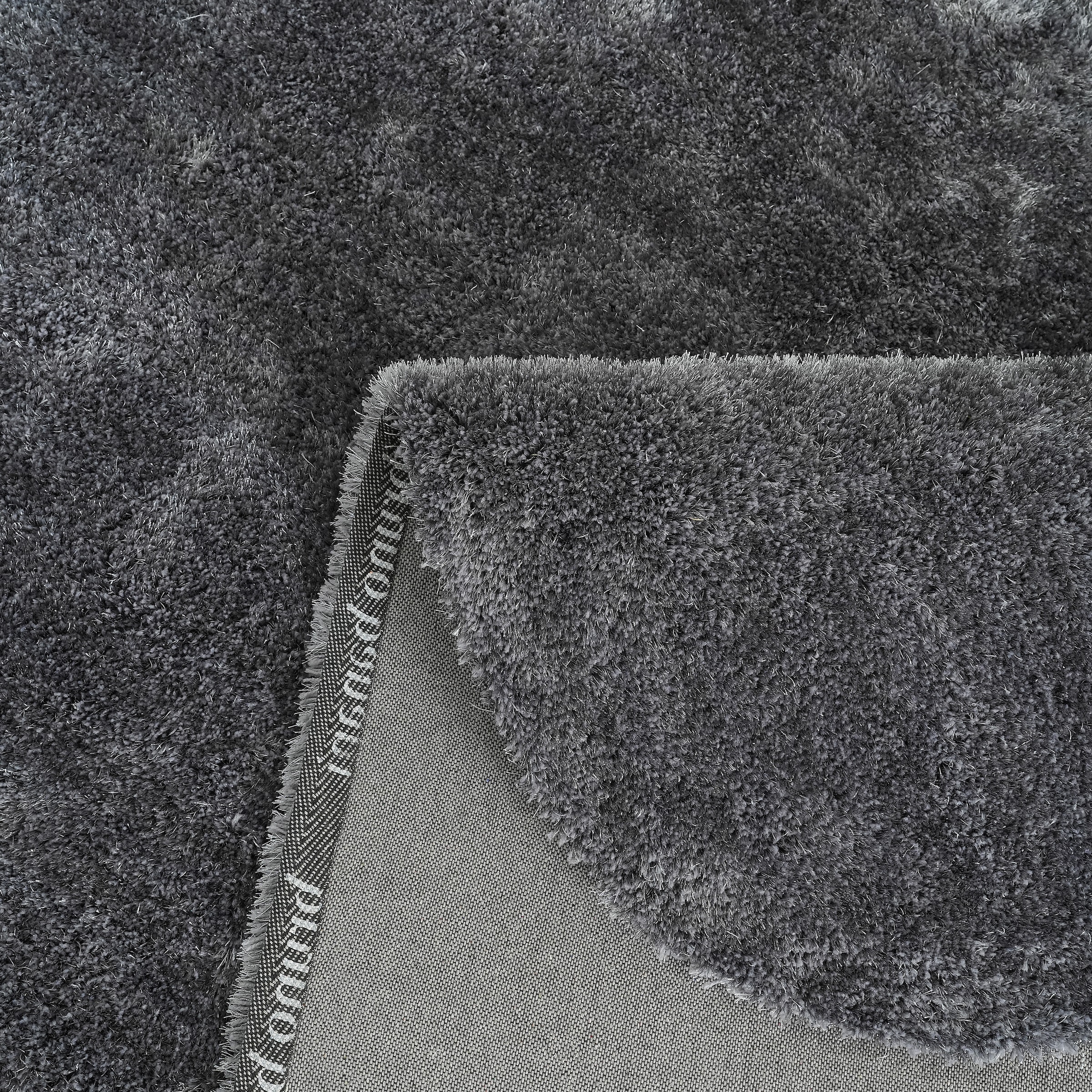 Bruno Banani Hochflor-Bettumrandung »Dana Teppich, Kundenliebling« Höhe 30 mm 3 tlg. unifarben, Mikrofaser, pflegeleicht, Bettvorleger, Schlafzimmer