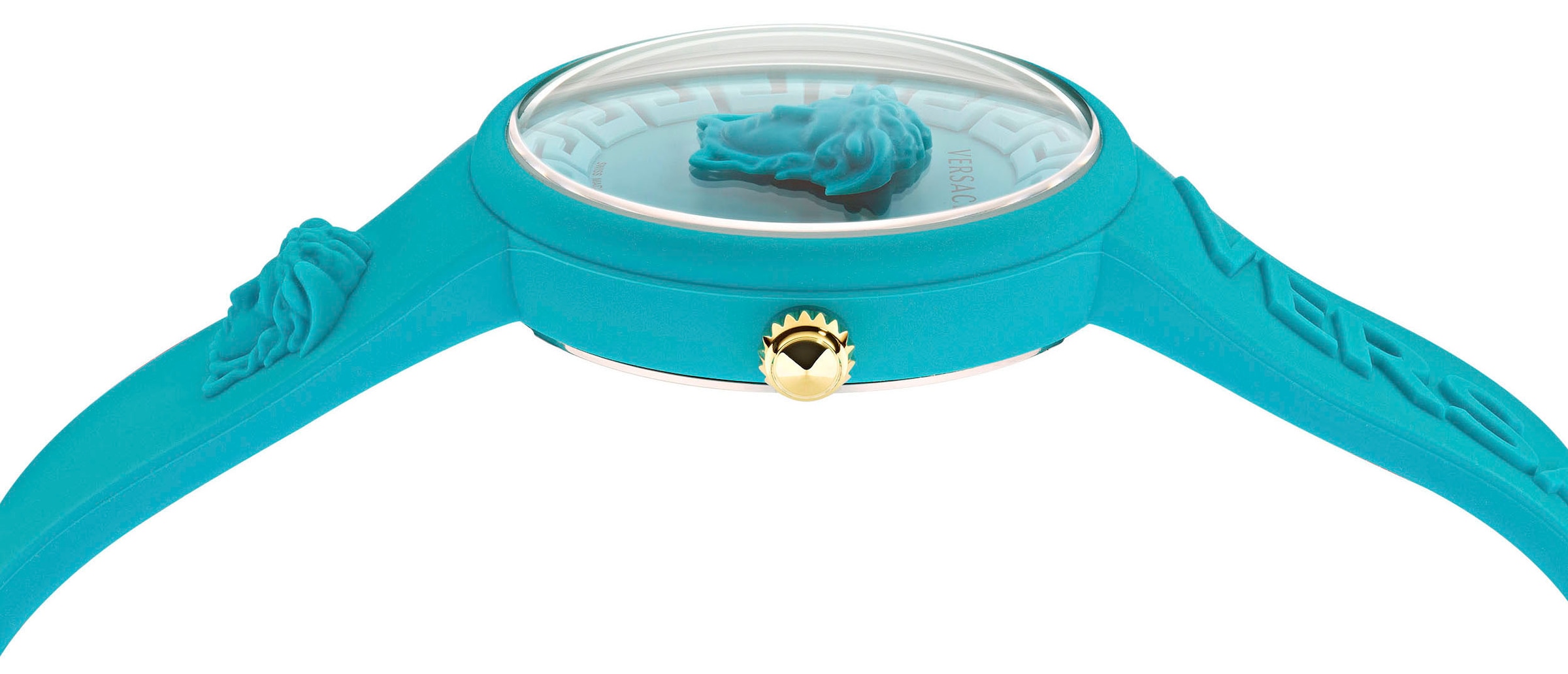 Versace Quarzuhr »MEDUSA POP, VE6G00423«, Armbanduhr, Damenuhr, Saphirglas, Swiss Made, analog