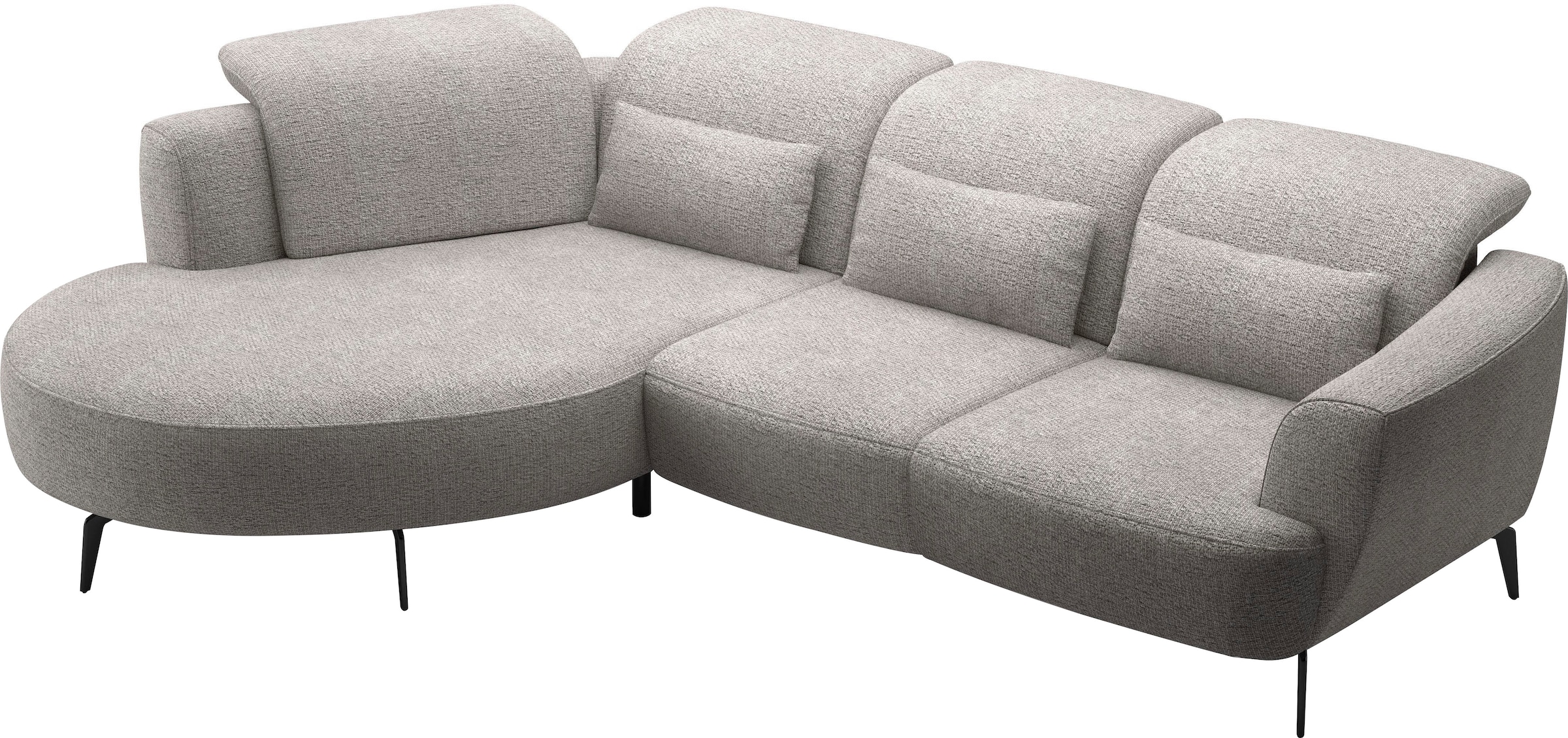 sit&more Ecksofa »Zoe«, ink.Sitztiefenverstellung, wahlweise mit Kopfteilverstellung