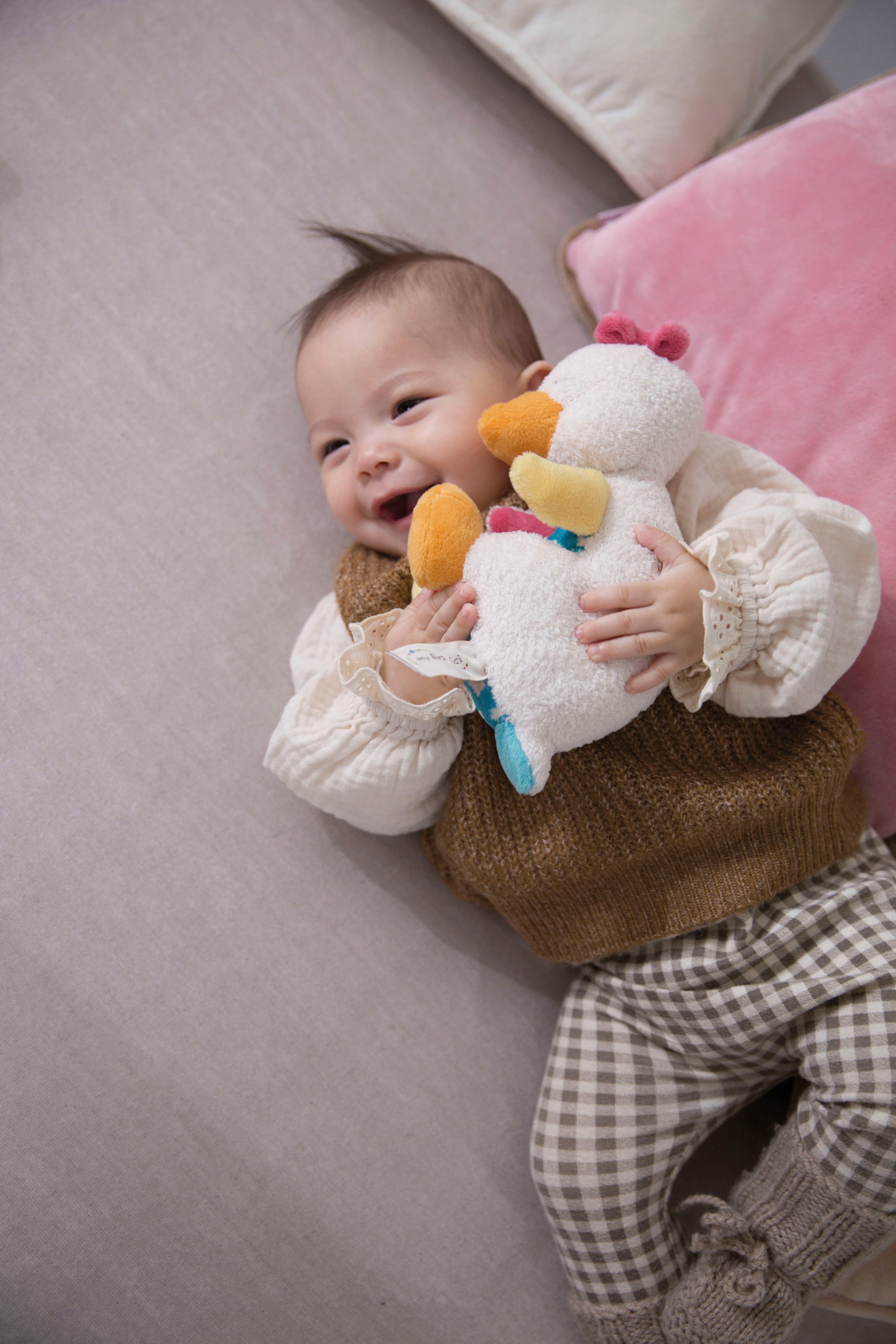 Nici Schmusetuch »My First NICI, Fuchs Finni schlafend«, mit aufgestickten Augen