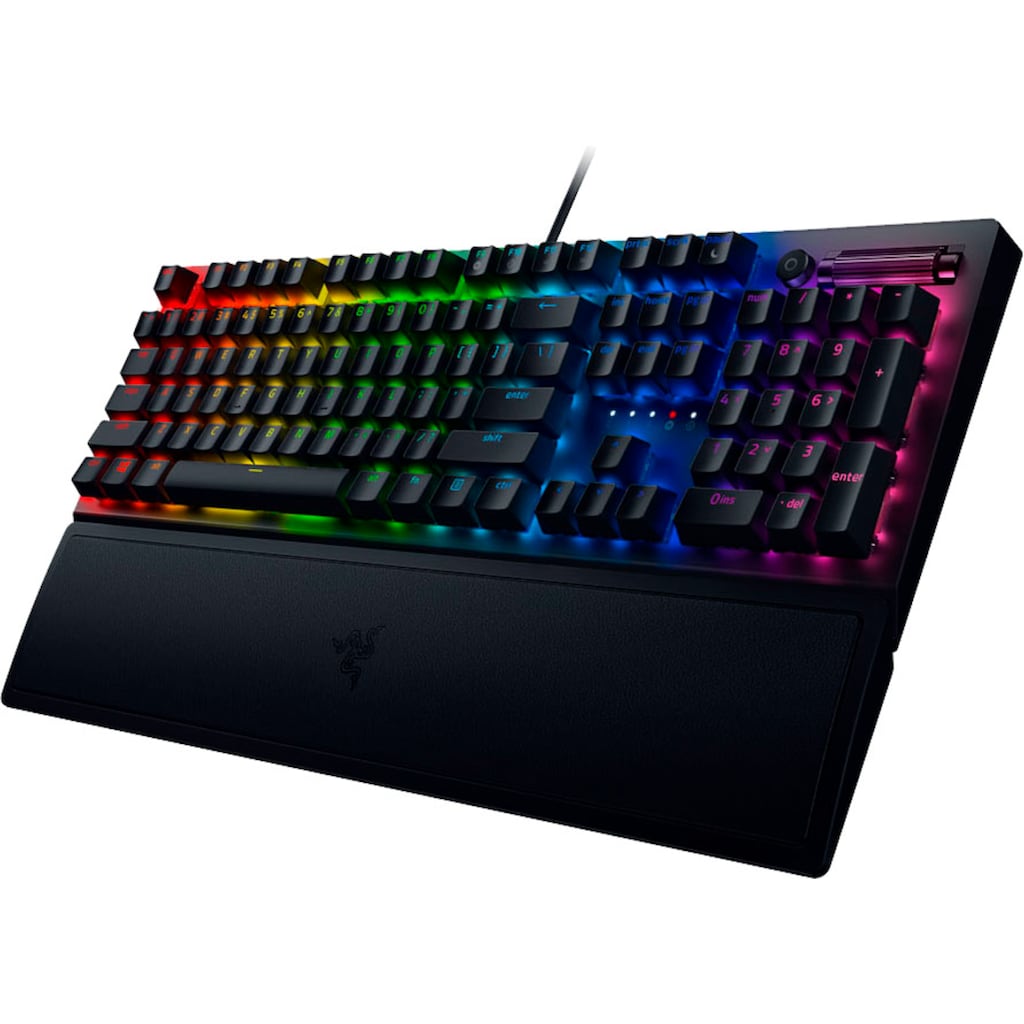 RAZER Gaming-Tastatur »BlackWidow V3 Green Switch«, (Fn-Tasten-Ziffernblock)