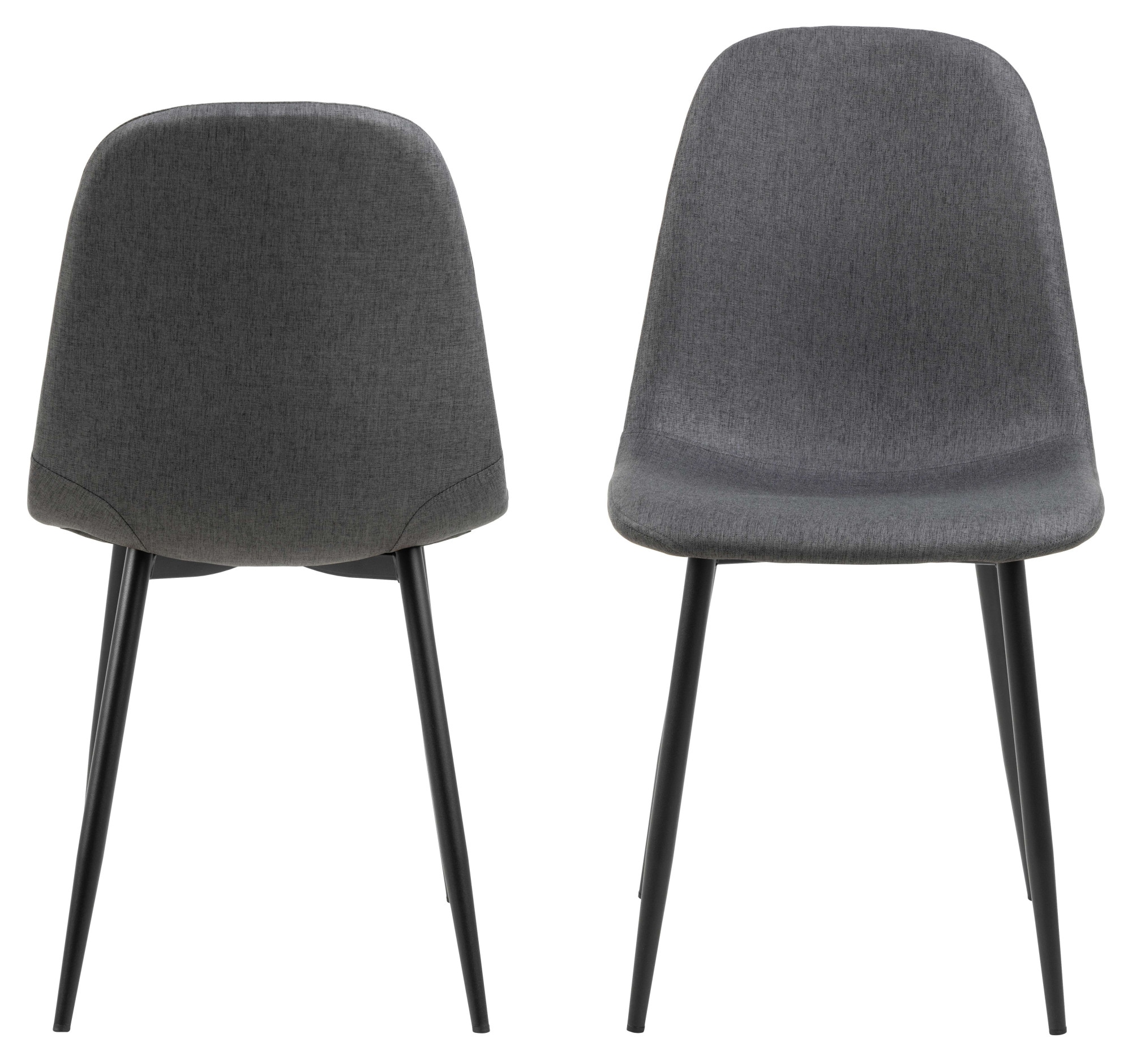 ACTONA GROUP Esszimmer-Set »Essgruppe, Speisetisch mit Stühlen«, (Komplett-Set, 5 St., 1x Tisch + 4x Stühle), Rechteckig Esstisch+4x Stühle, grau keramik, dunkelgrau,140x80x75cm