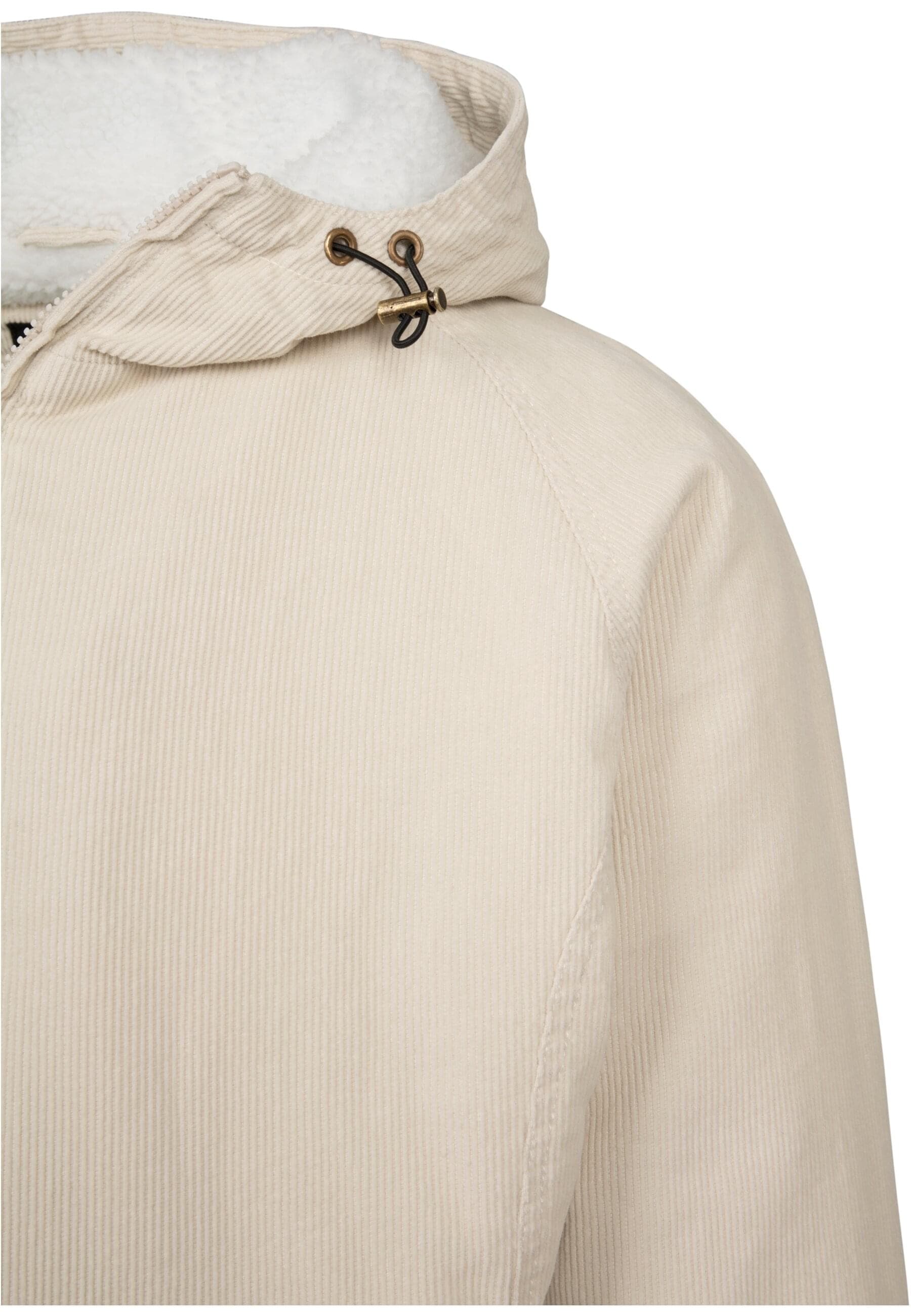 URBAN CLASSICS Winterjacke »Urban Classics Herren Hooded Corduroy Jacket« 1 Stk. tlg. mit Kapuze