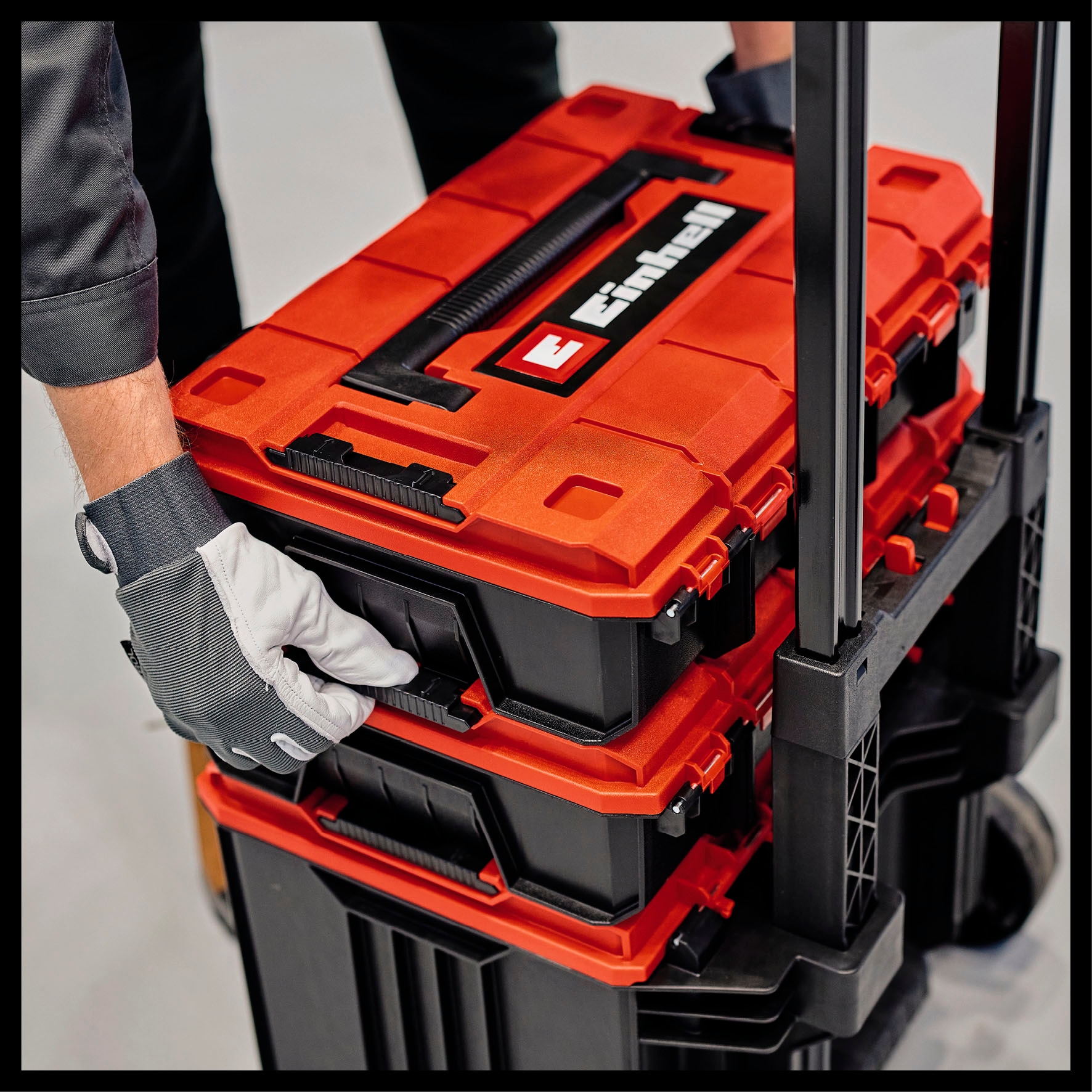 Einhell Werkzeugtrolley »E-Case L«, für universelle Aufbewahrung von Werkzeug und Zubehör