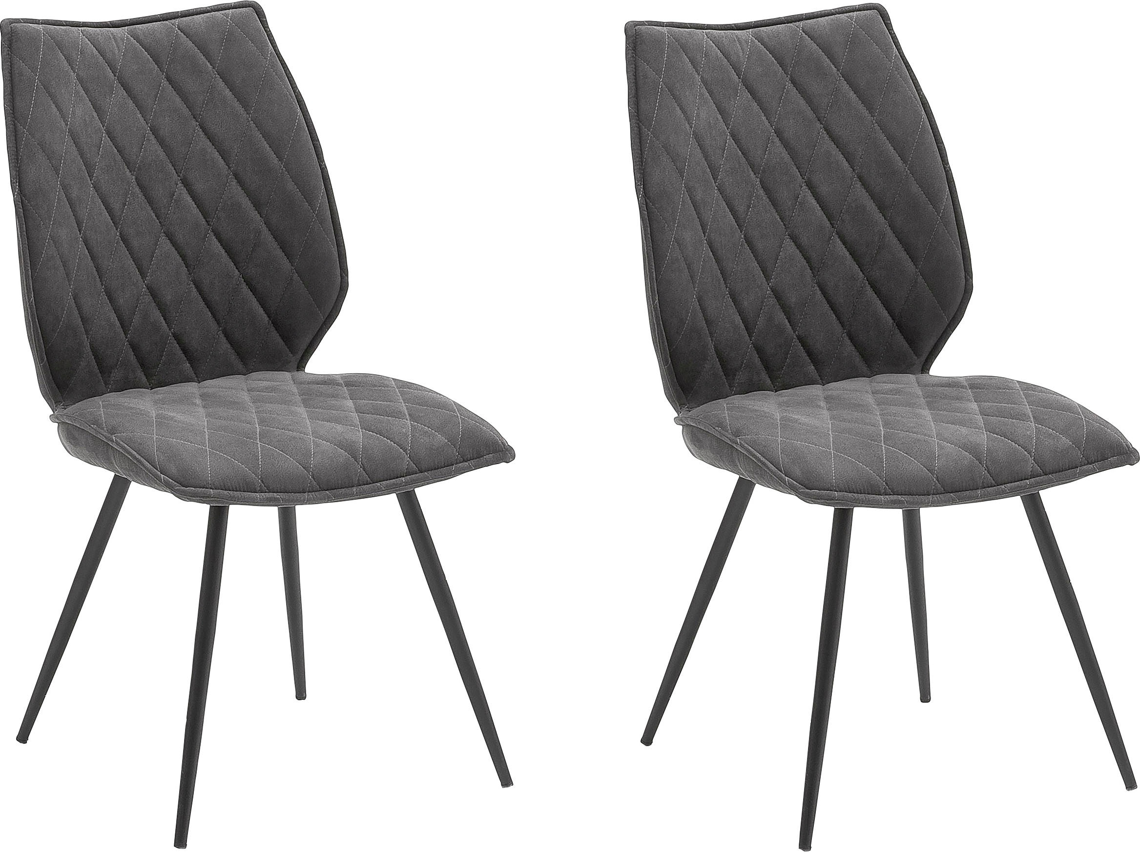 MCA furniture 4-Fußstuhl »Navarra« () 2 Stk. 2-er Set mit Stoffbezug, belas günstig online kaufen