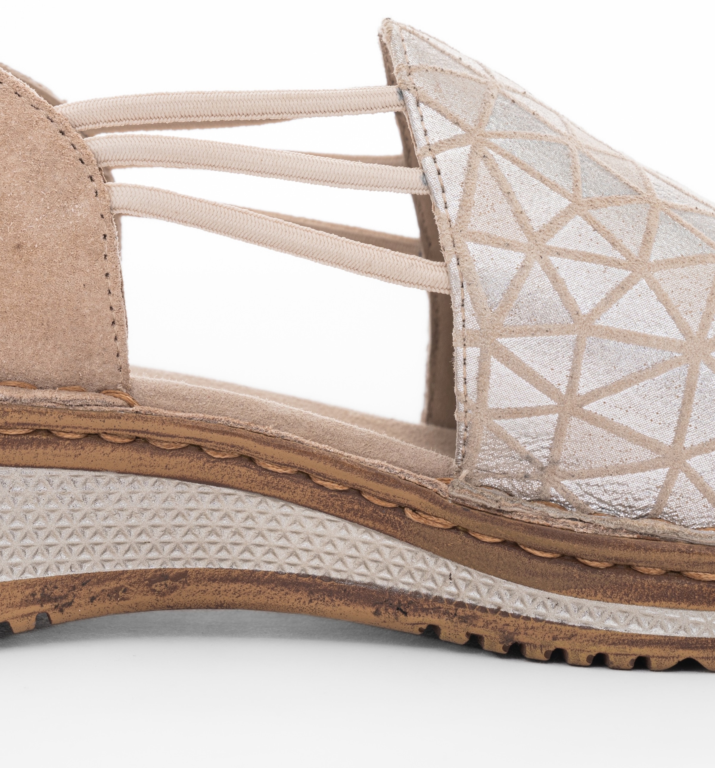 Ara Riemchensandale »HAWAII«, Sommerschuh, Sandalette, Keilabsatz, mit Stretch-Bänder, G-Weite