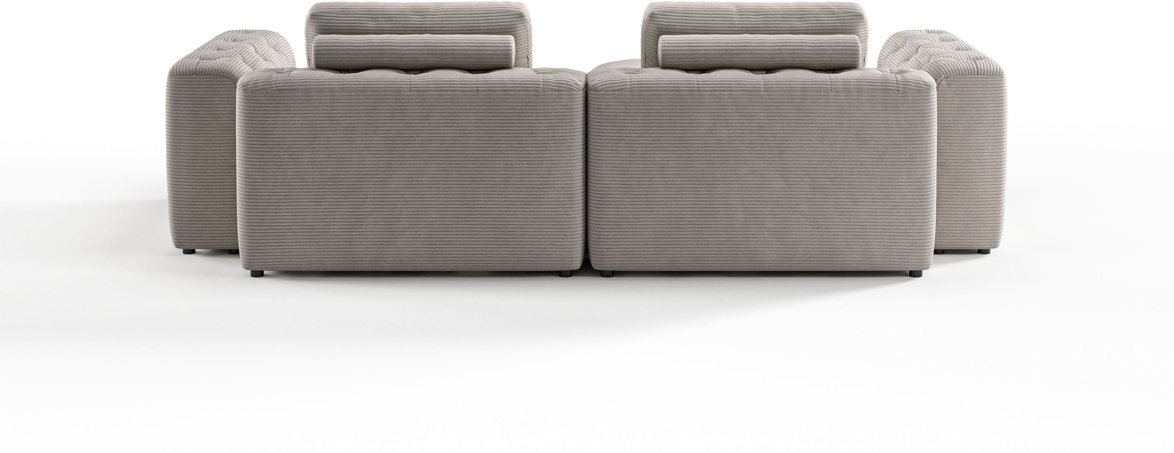 RAUM.ID Ecksofa »Cushid L-Form«, Modulset, bestehend aus 3 Teilen