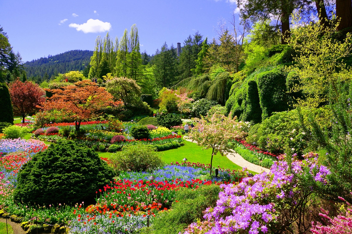 Papermoon Fototapete »Butchart Gardens« günstig online kaufen