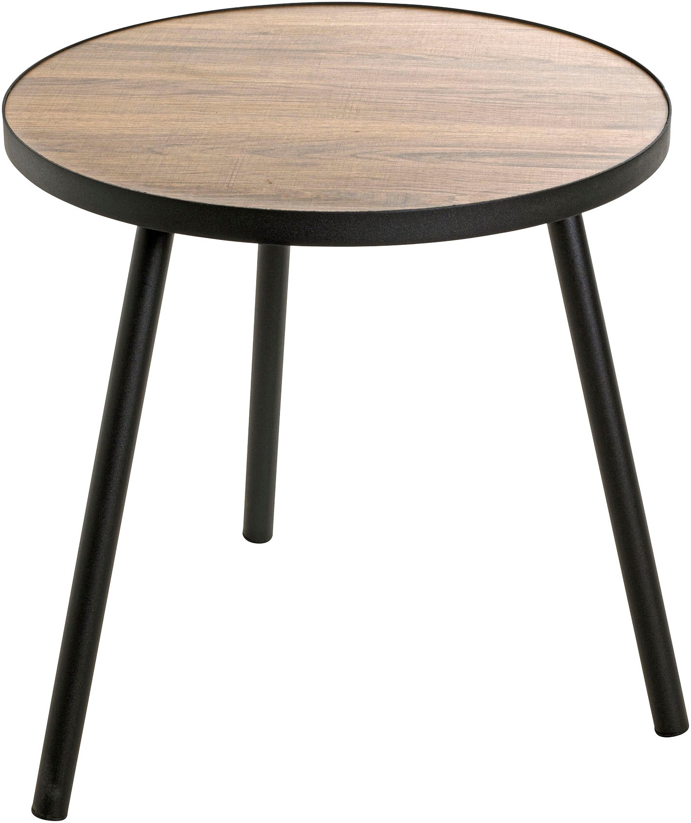 HAKU Beistelltisch »Sofatisch, Wohnzimmertisch« 1 Stk. tlg. rund - aus MDF Braun - Ø/H 50/52 cm