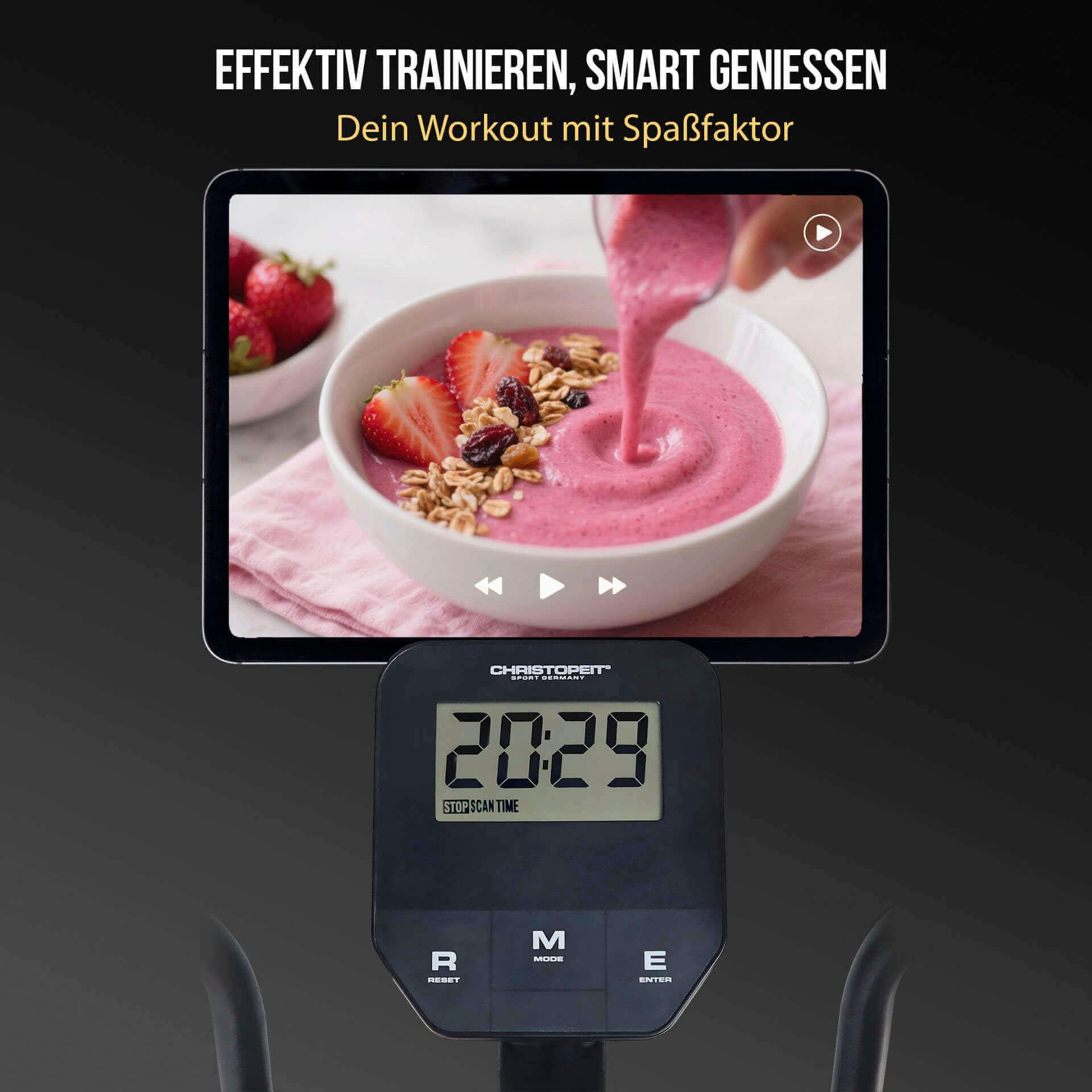 Christopeit Sport® Crosstrainer »Crosstrainer CT 6« 120 kg max. Benutzergewicht, 15 Widerstandsstufen