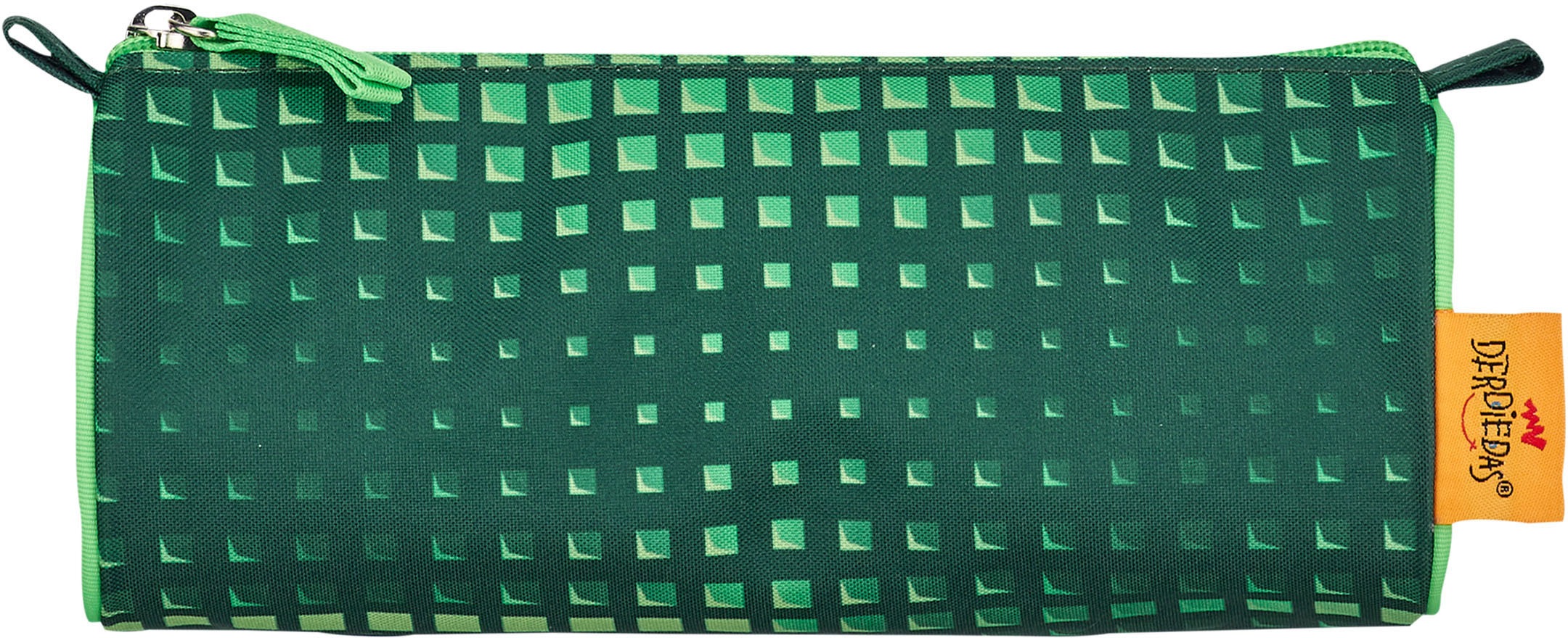 DerDieDas® Schulranzen »ErgoFlex MAX - Soccer Green«, reflektierende Details, mit 3 Buttons; enthält recyceltes Material