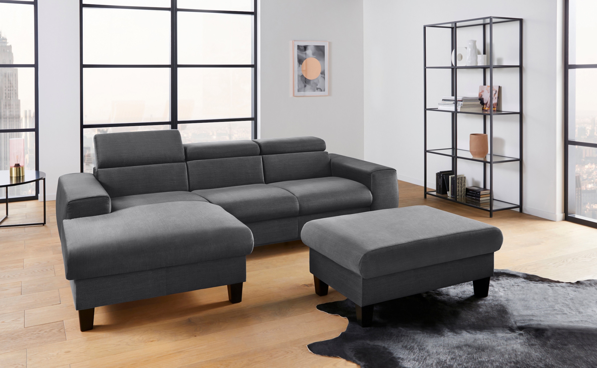 COTTA Polstergarnitur »Morven L-Form«, (Set), Set bestehend aus: Ecksofa mi günstig online kaufen