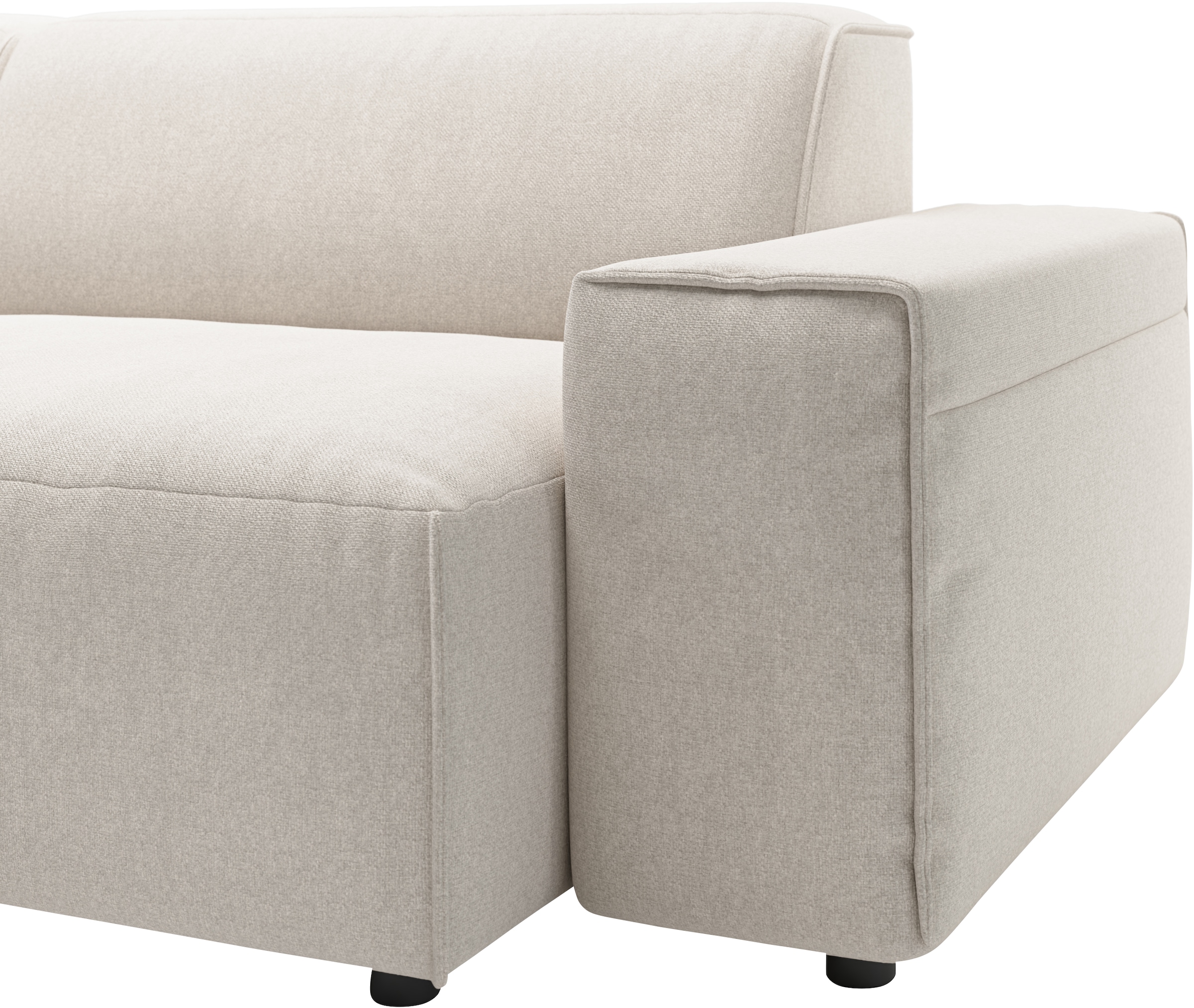 andas Ecksofa »Glimminge L-Form auch in Breitcord, Feincord + Easy care-Bezug,«, Breite 264, Zierkissen