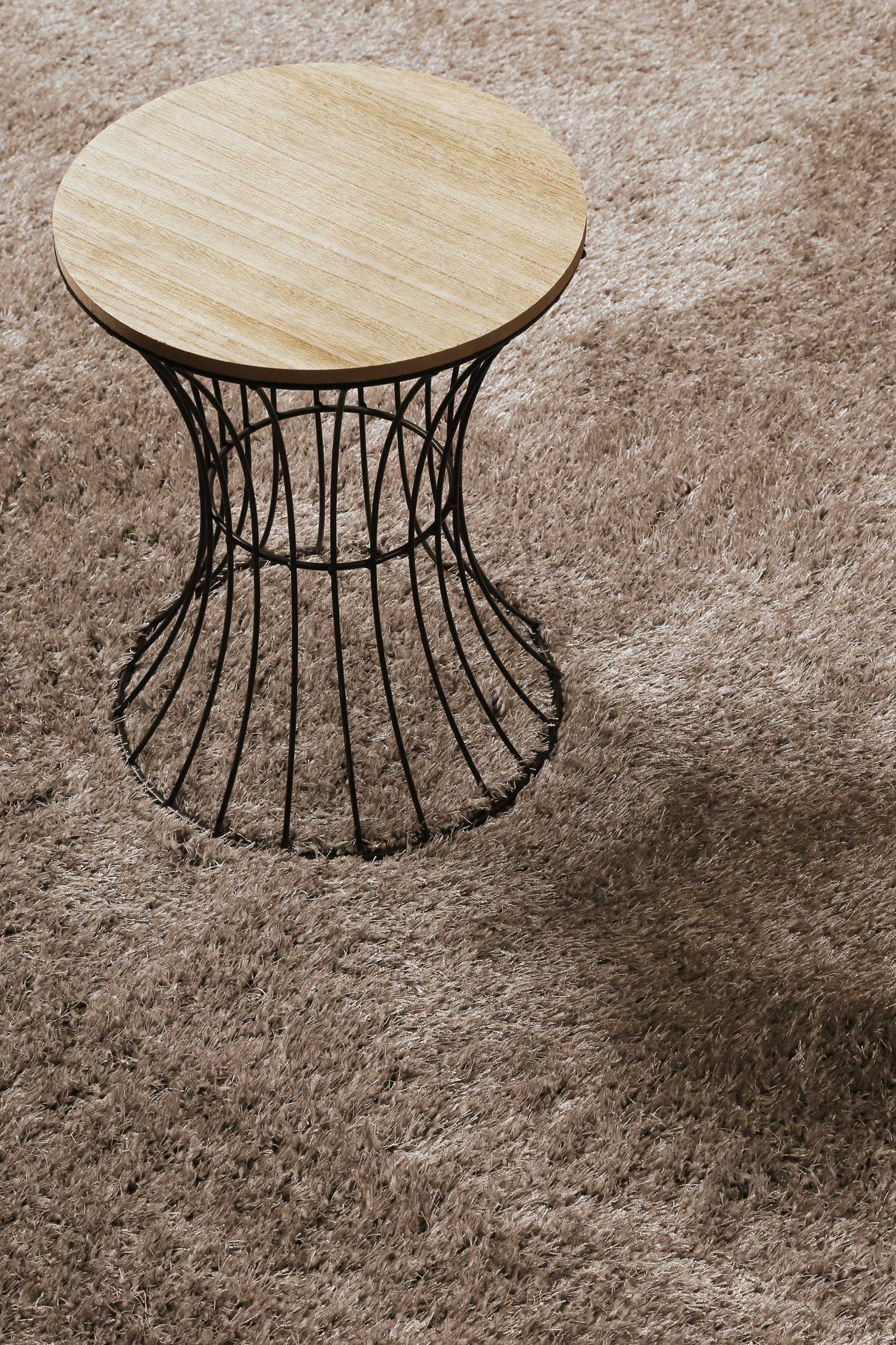 Homie Living Teppich »Flavio«, rund, 30 mm Höhe, Hochflor, gewebt, weich, uni, Wohnzimmer, Schlafzimmer, waschbar