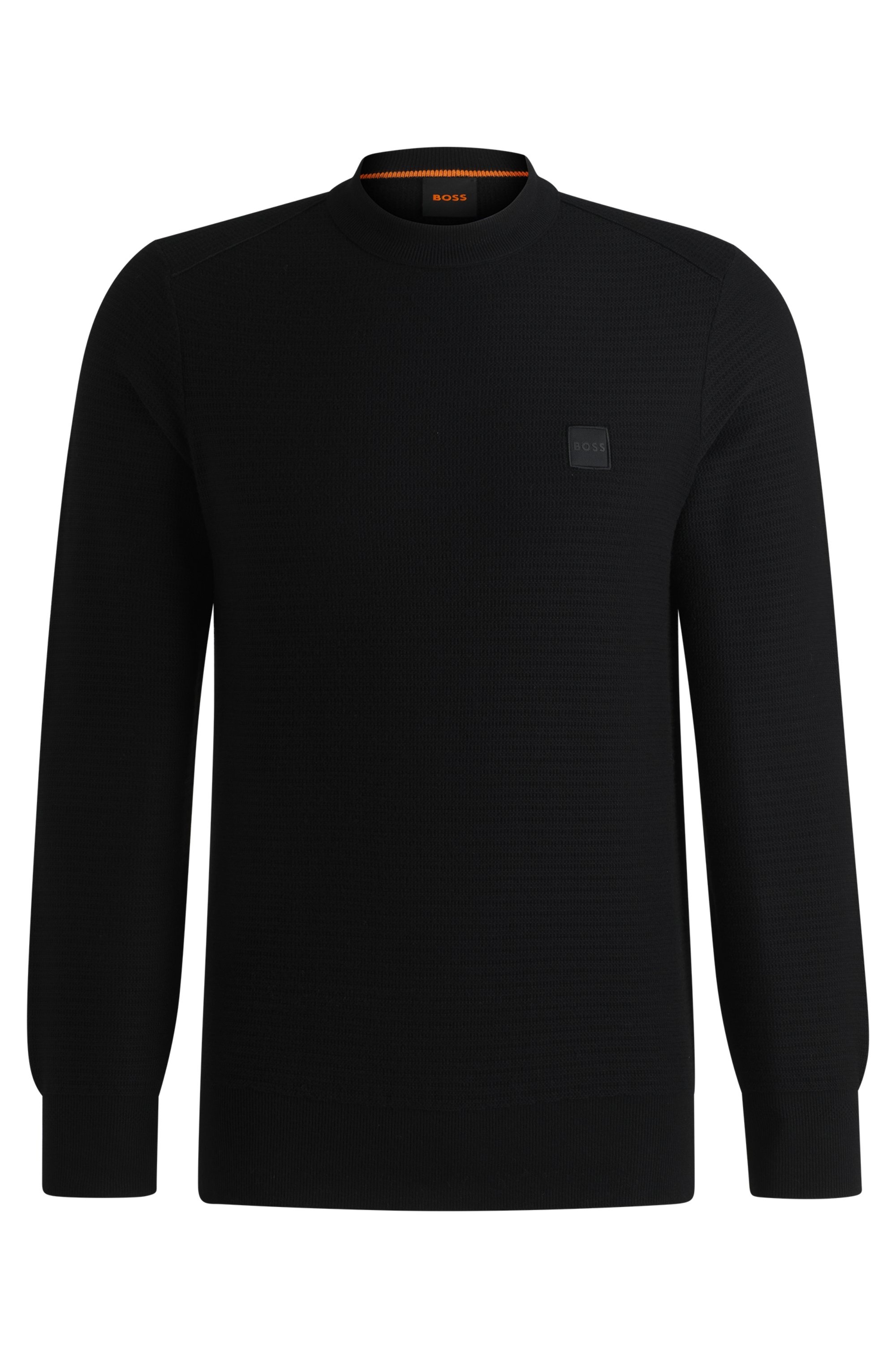 BOSS ORANGE Strickpullover »Anion«, mit BOSS-Badge