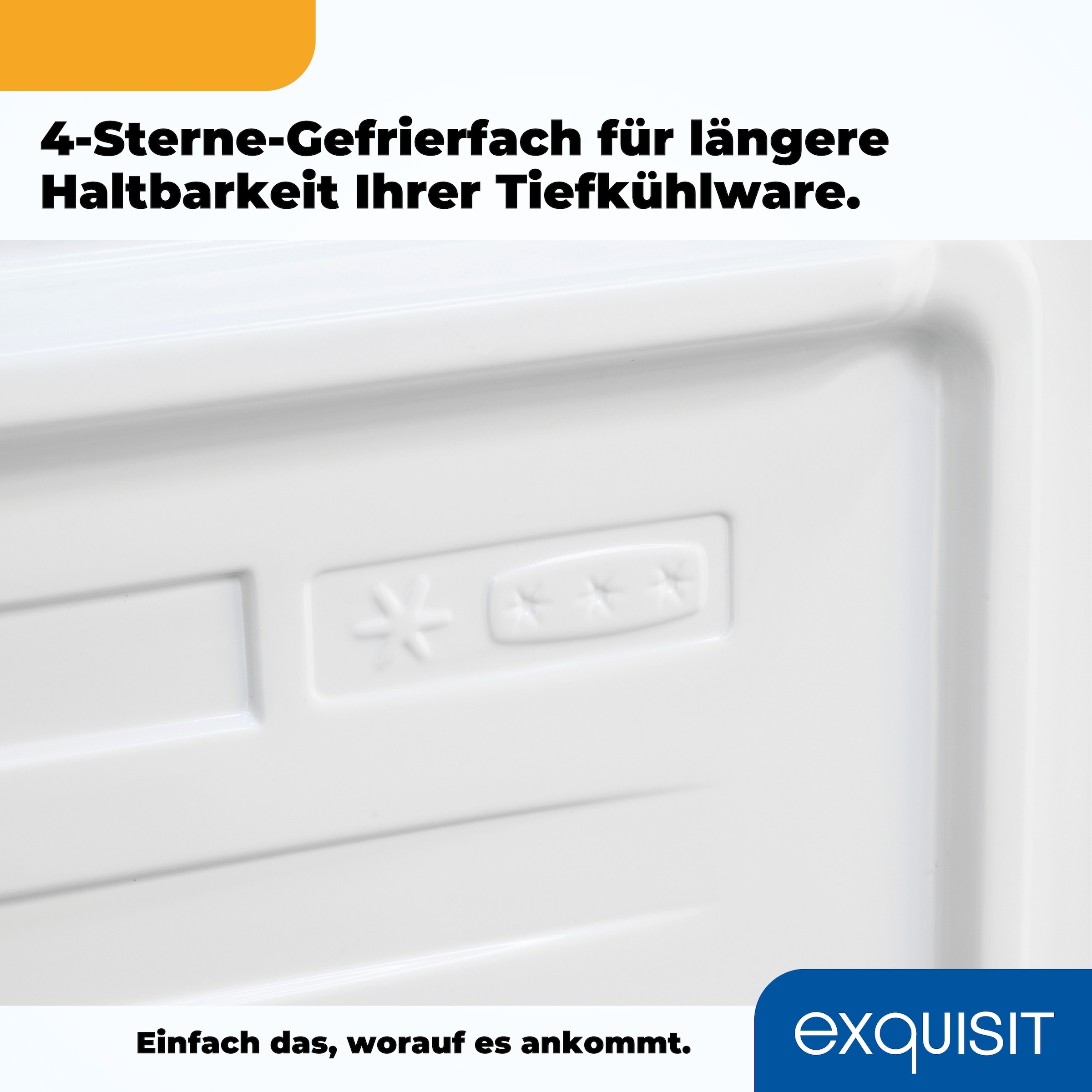 exquisit Gefrierschrank »GB40-050C weiss«, 49,5 cm hoch, 47,5 cm breit, Mini Gefrierschrank