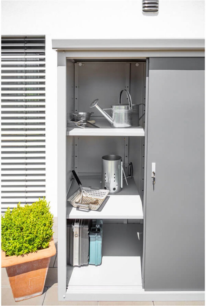 Trimetals Garten-Geräteschrank »Guardian D43«, Stahl mit Aluzink Beschichtung