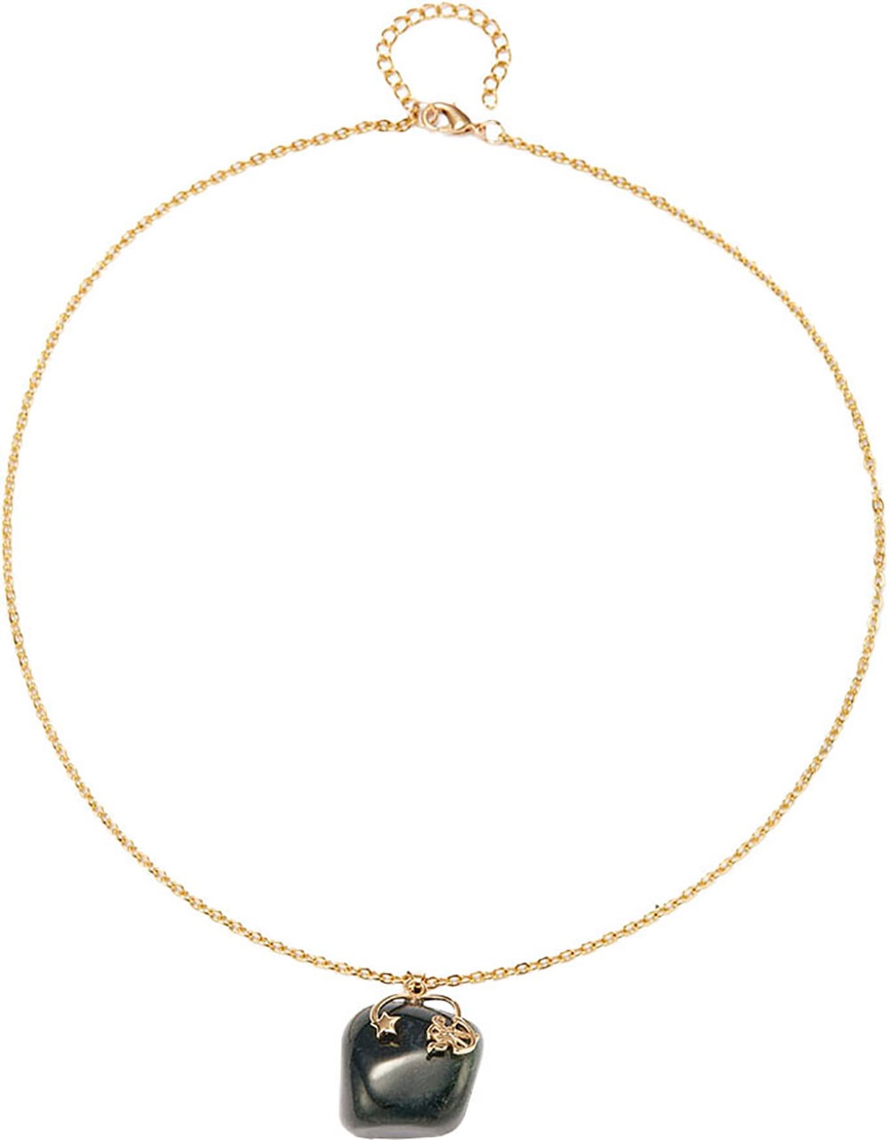 Firetti Kette mit Anhänger »Schmuck Geschenk Halsschmuck Anker/Halskette Sternzeichen Geburtsstein«, Made in Germany - mit Edelstein