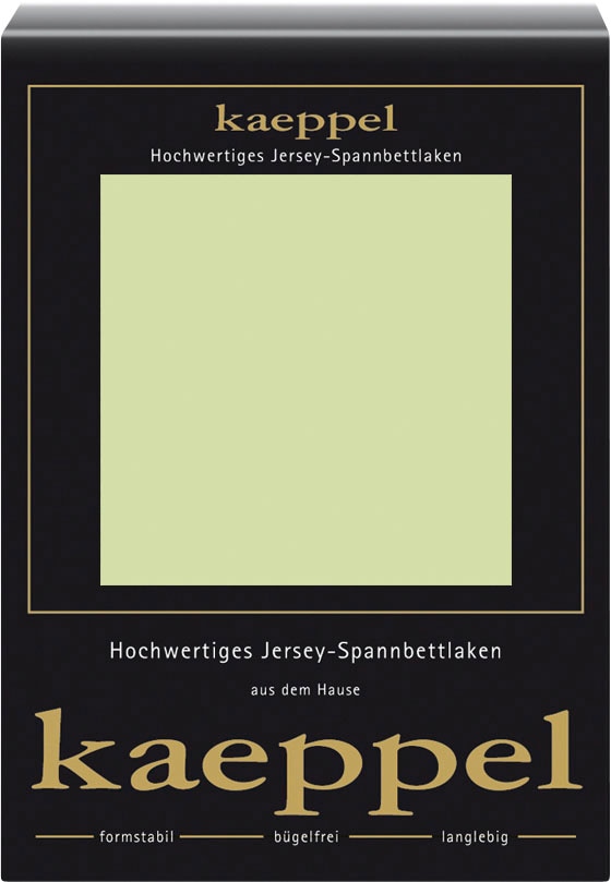 Kaeppel Spannbettlaken »Single Jersey Mako Elasthan«, aus 97% Baumwolle und günstig online kaufen