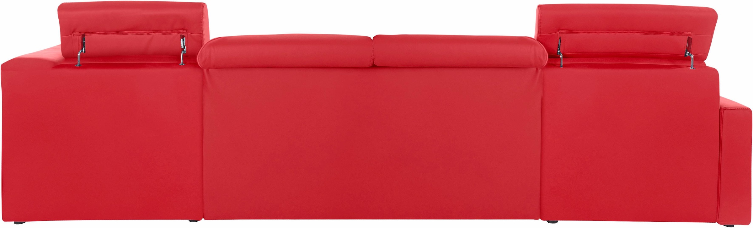 DOMO collection Wohnlandschaft »Ava moderne Sitzheftung mit toller Doppelnaht, komfortabel, U-Form«, mit Federkern, wahlweise mit Kopfteilverstellungen