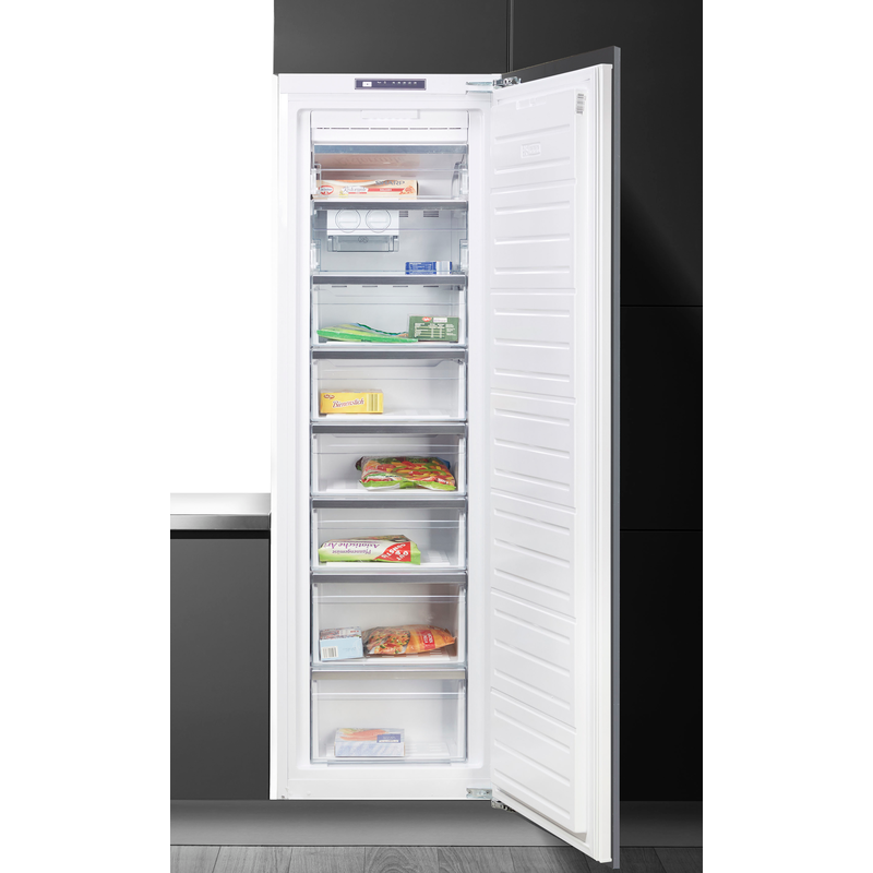 SHARP Einbaugefrierschrank »SJ-SE197E00X-EU« 177 cm hoch 54 cm breit (178er Nische), Festtür weiß