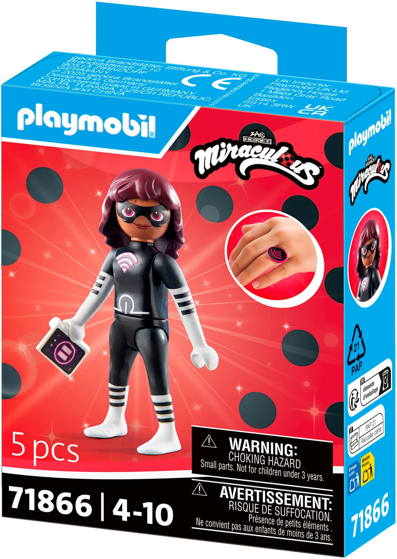 Playmobil® Konstruktions-Spielset »Miraculous: Lady Wifi (71866)«, (5 St.), Made in Europe