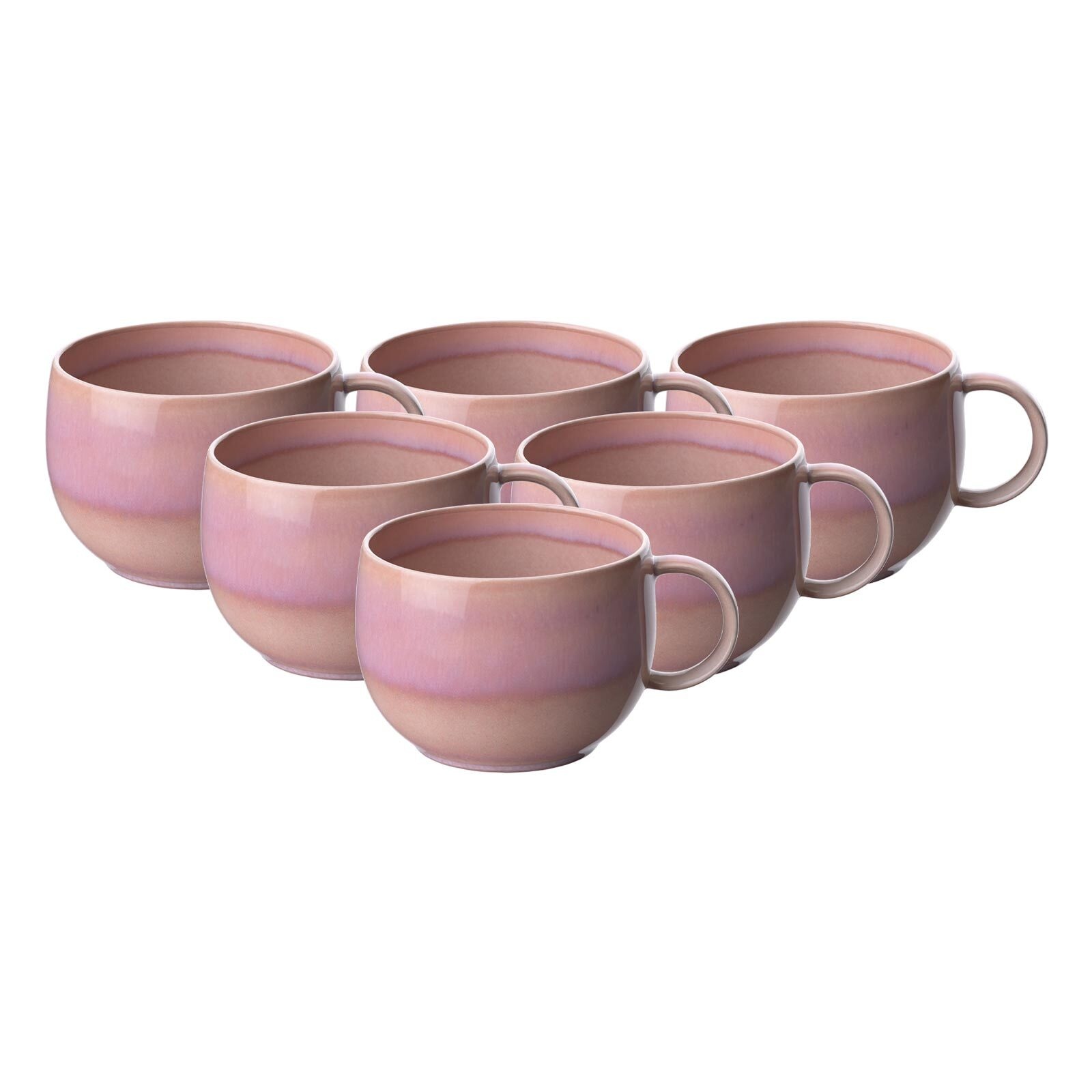 like. by Villeroy & Boch Tasse »Kaffeetassen Perlemor Coral 190 ml 6er Set günstig online kaufen