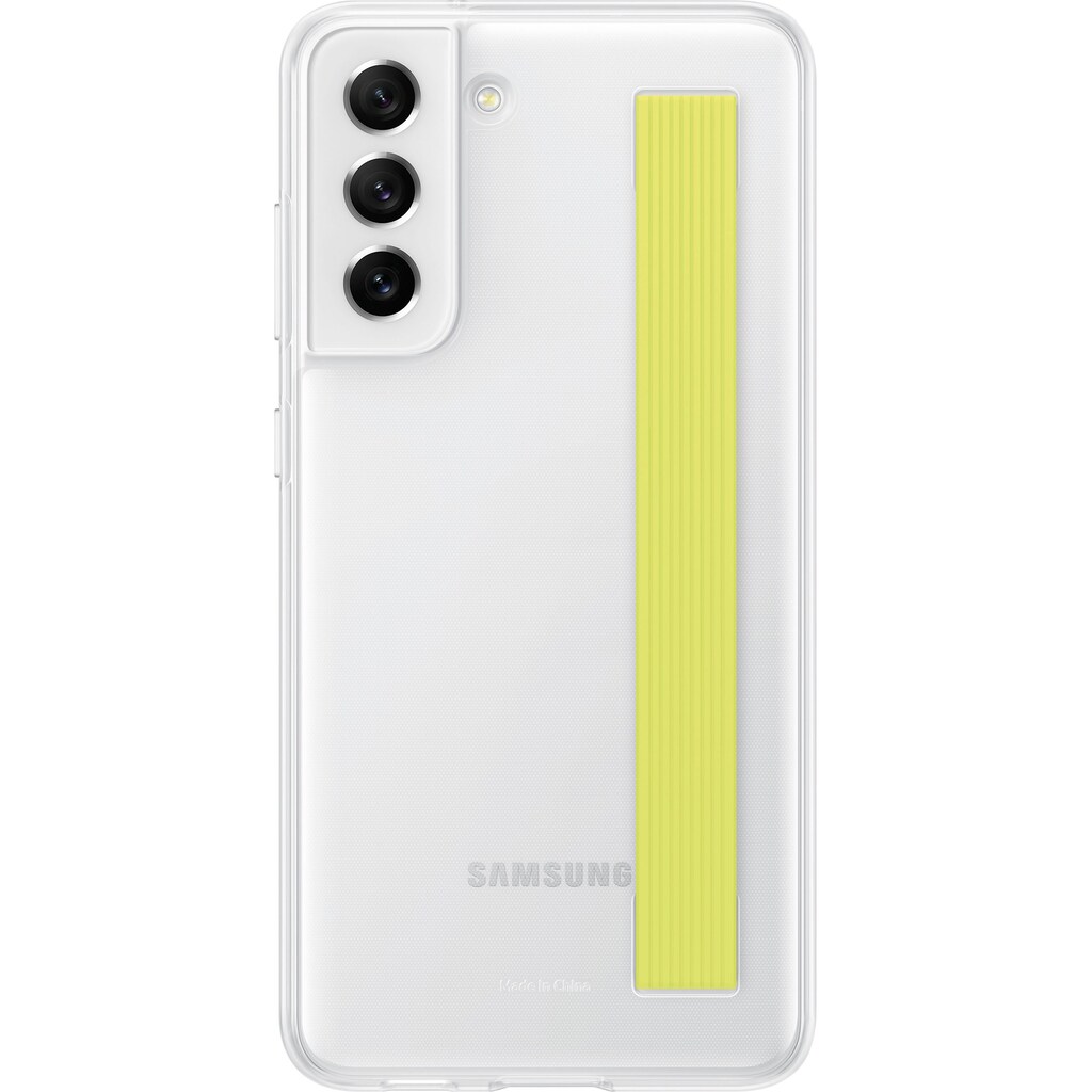 Samsung Smartphone-Hülle »Slim Strap Cover - Galaxy S21 FE 5G«, Galaxy S21 FE, 16,3 cm (6,4 Zoll)