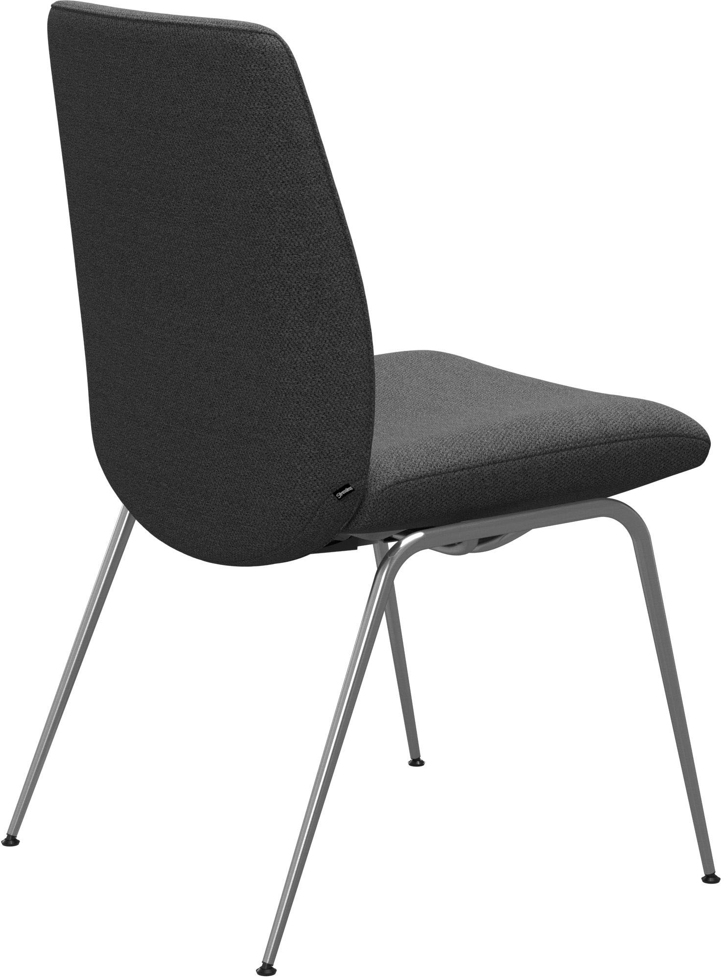 Stressless® Polsterstuhl »Laurel«, ROHLEDER Stoff Q2 FARON, Low Back, Größe L, mit Beinen aus Stahl in Chrom matt