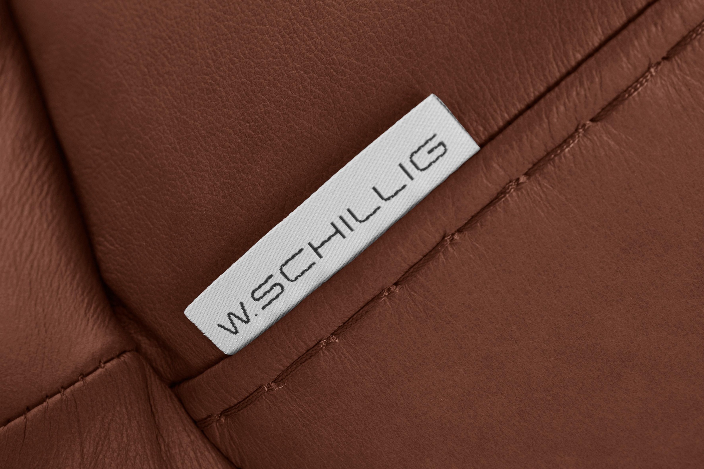W.SCHILLIG 2,5-Sitzer »montanaa«, mit Metallkufen in Bronze pulverbeschichtet, Breite 212 cm