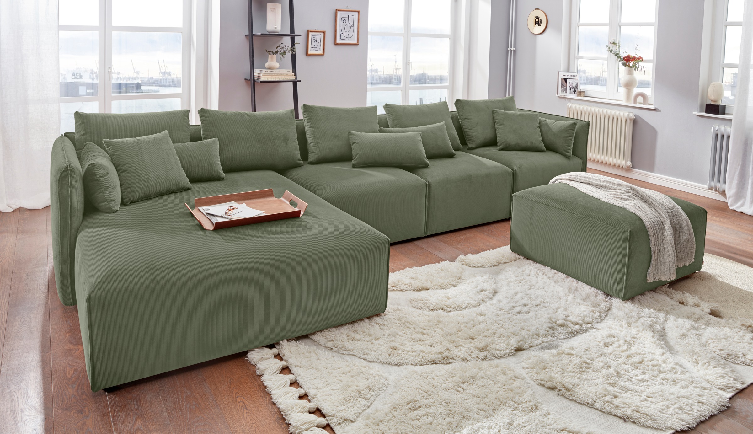 andas Ottomane »Nöre«, Lounge-Modul - zum eigenen Zusammenstellen, Breite 138cm, Tiefe 168cm