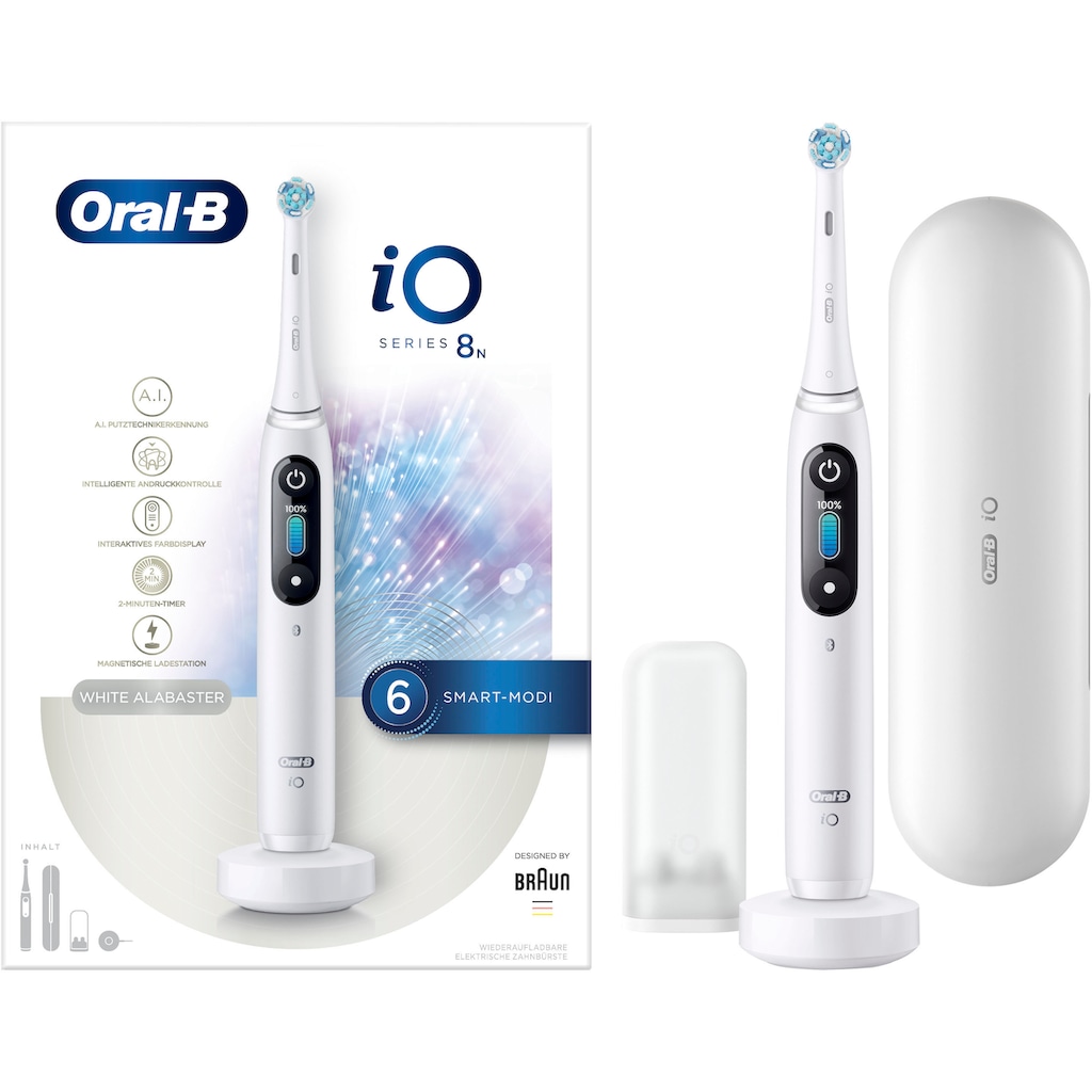 Oral-B Elektrische Zahnbürste »iO Series 8N«, 1 St. Aufsteckbürsten