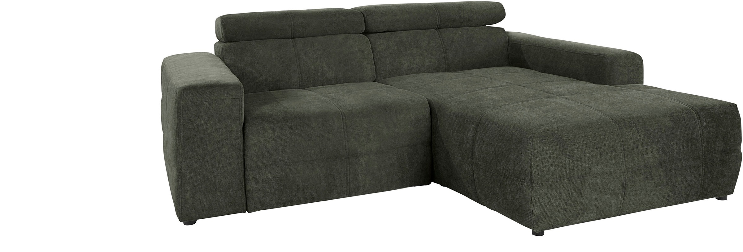 DOMO collection Ecksofa »Brandon, inkl. Kopfteilverstellung, B/T/H: 214/100 günstig online kaufen