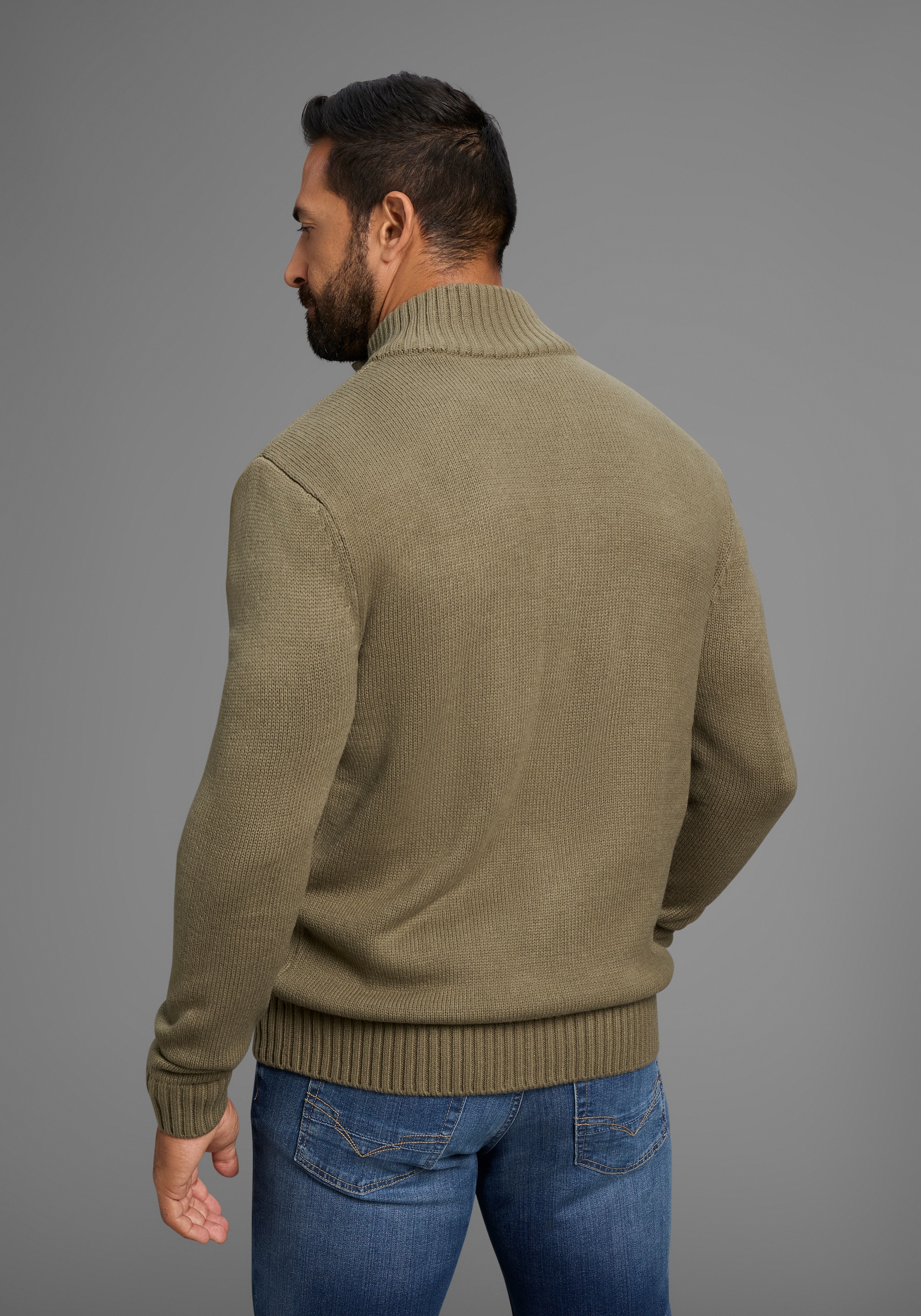 Man's World Strickjacke »Neue Kollektion!«, mit Taschen