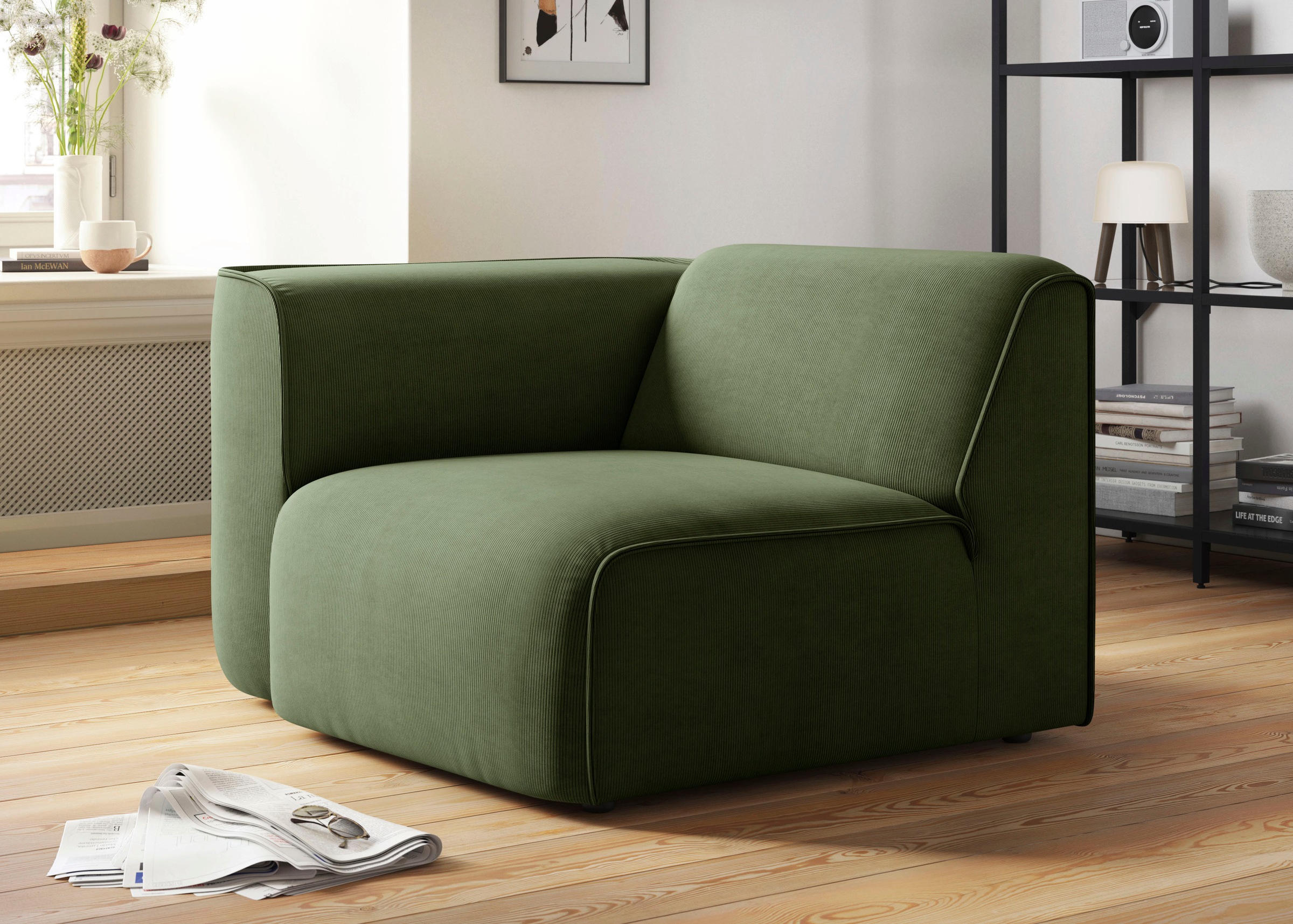 OTTO home Sessel »Sofa-Eckelement, Maße B/T/H: 109/97/46 cm« als Modul oder günstig online kaufen