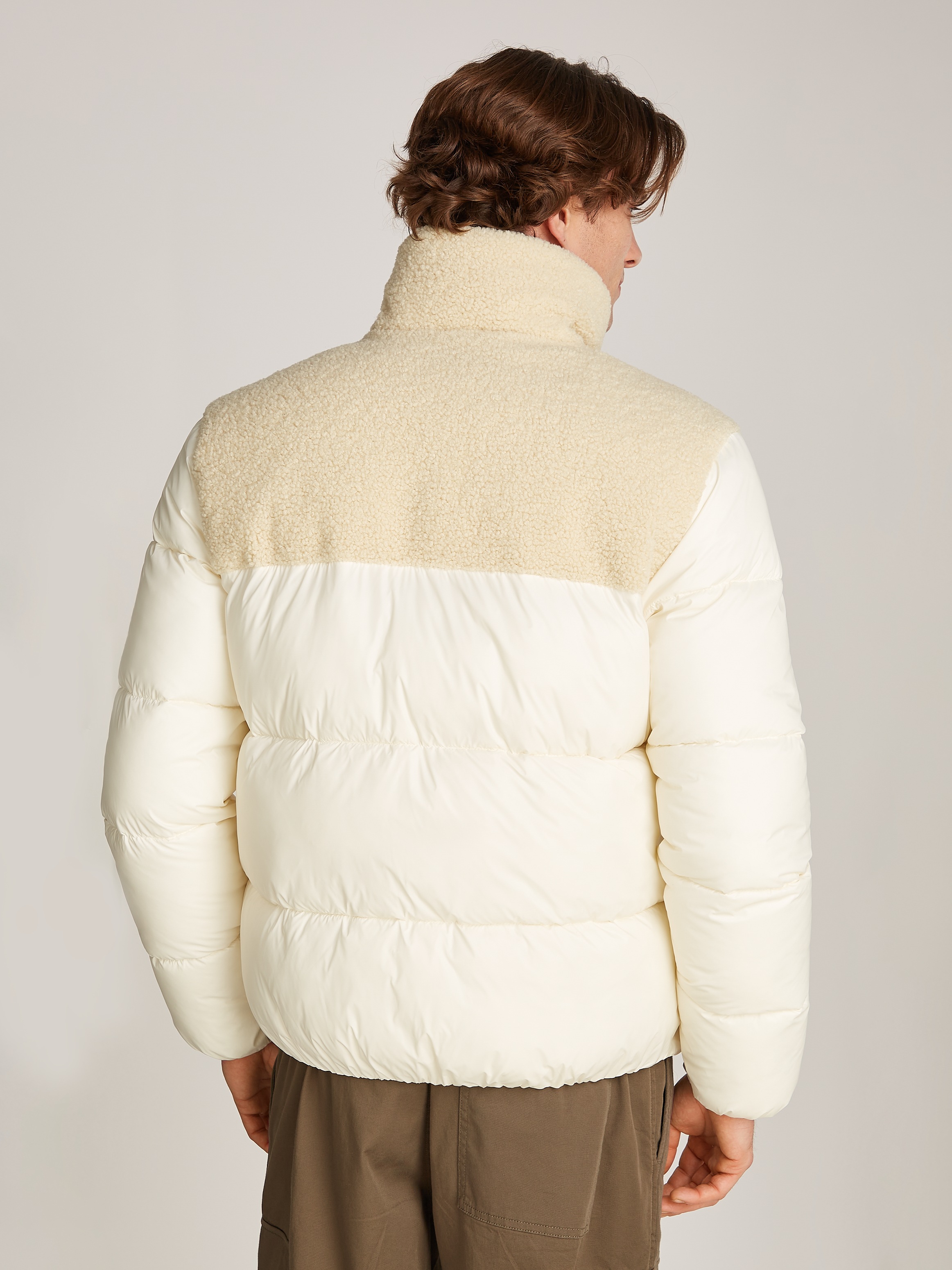 Calvin Klein Jeans Outdoorjacke »SHERPA PUFFER JACKET«, mit Logoschriftzug
