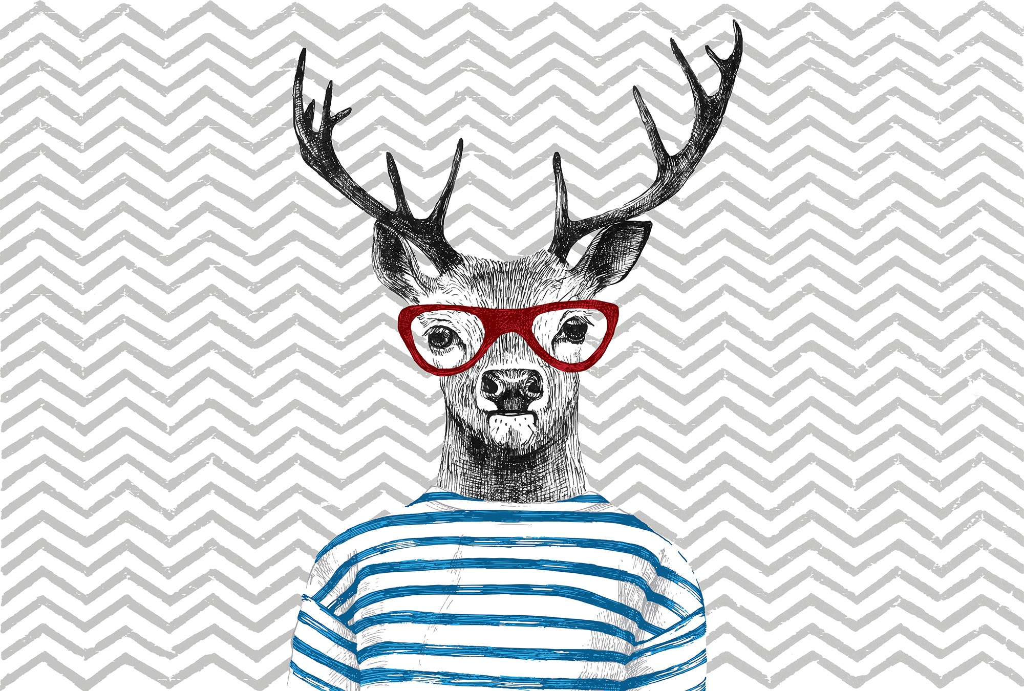 Architects Paper Fototapete »Atelier 47 Modern Deer 3« abstrakt glatt Vlies günstig online kaufen
