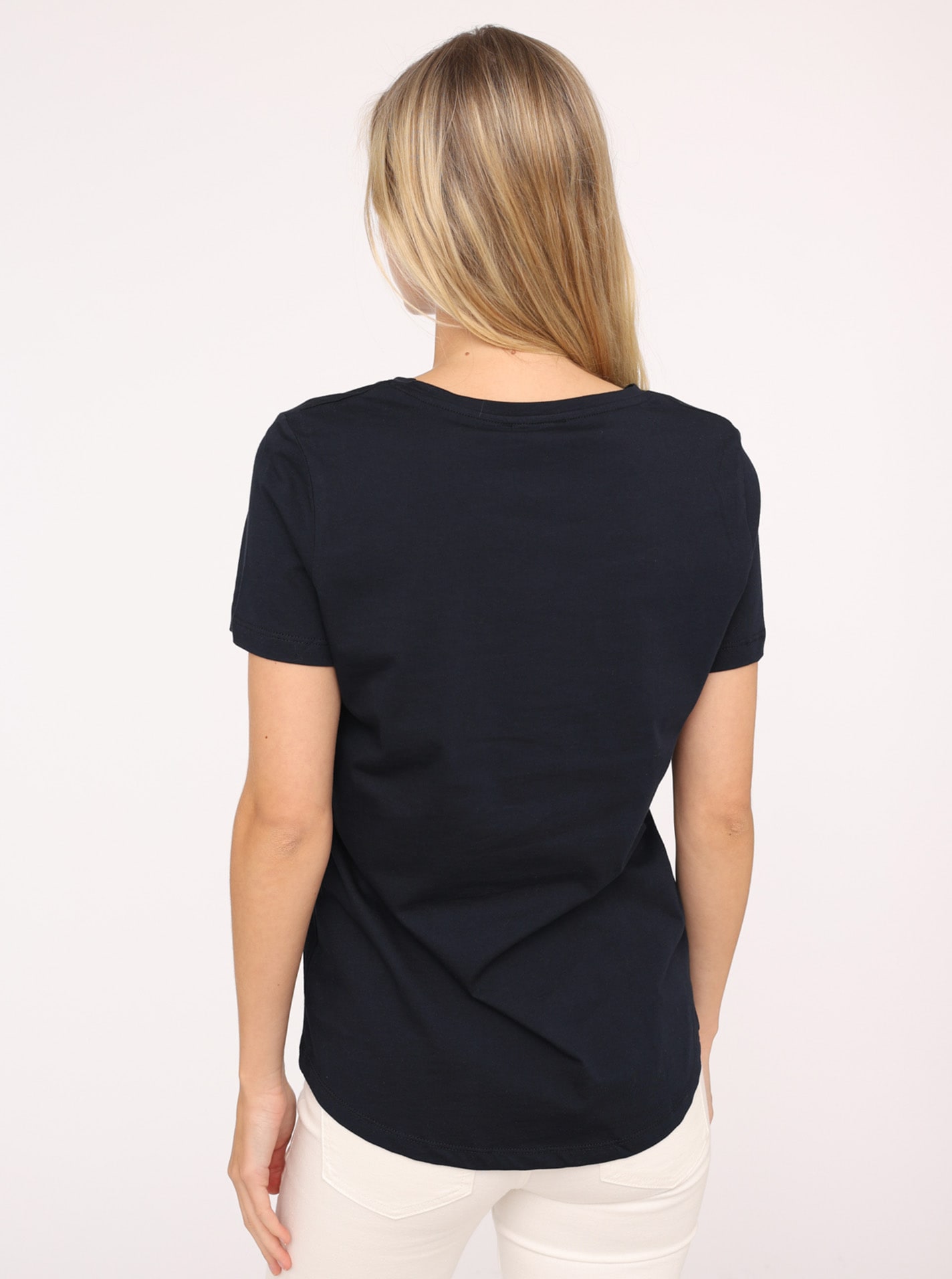 Zwillingsherz T-Shirt »"Heimat des Herzens"« Stickerei, Kurzarm, Rundhalsausschnitt, maritim