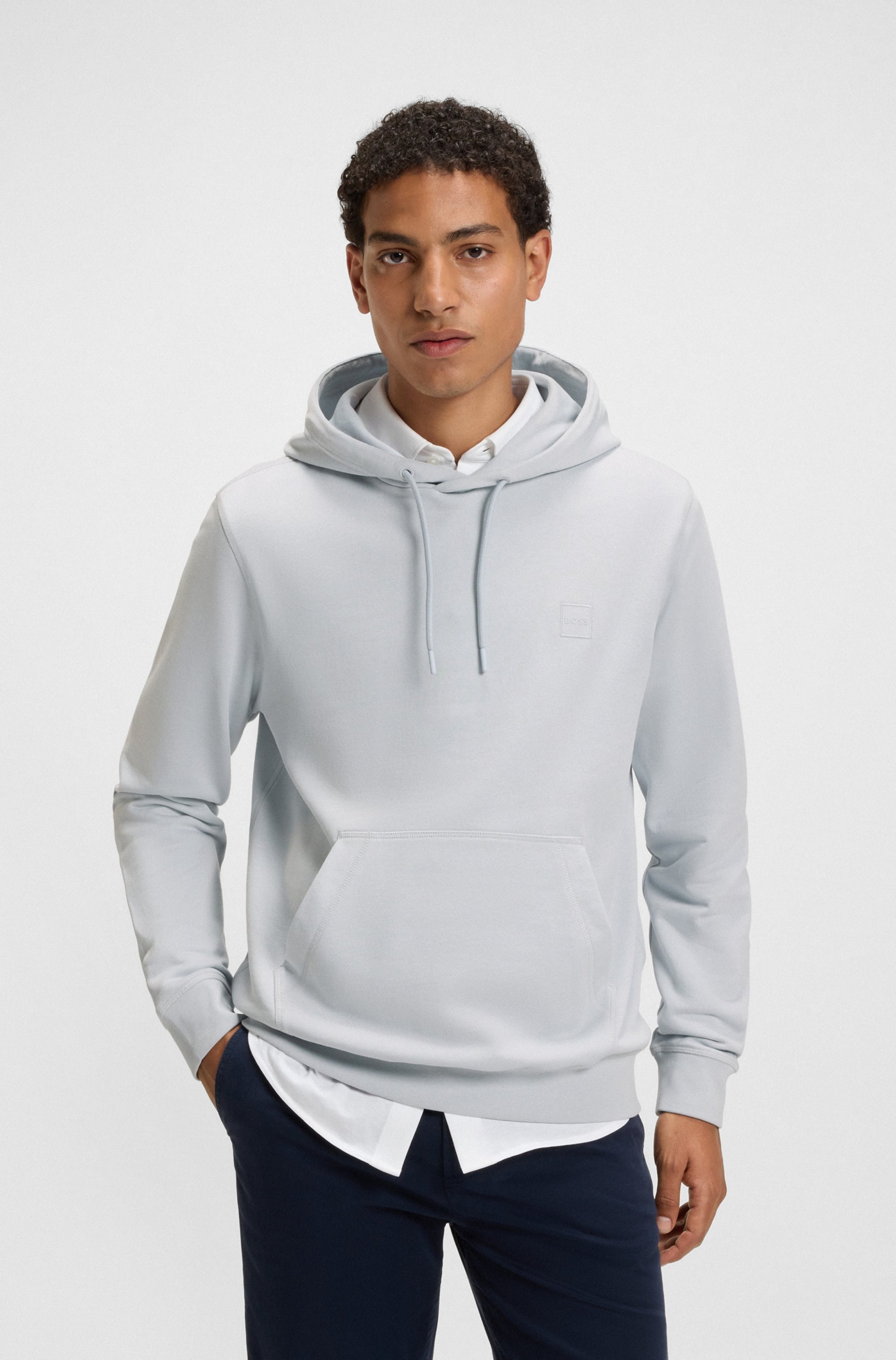 BOSS ORANGE Kapuzensweatshirt »Wetalk«, mit gesticktem BOSS Markenlabel
