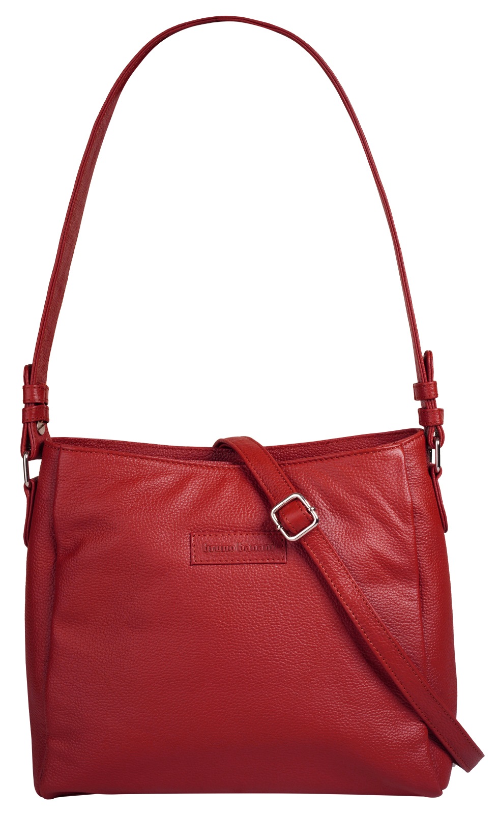 Shopper, echt Leder, Gr. B/H/T: 27 cm x 25 cm x 10 cm onesize, rot