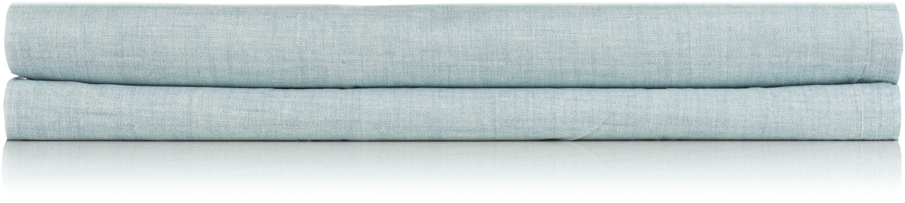 ZO HOME Spannbettlaken »Lino«, Laken aus 100% Baumwolle, Linen-look Print, Betttuch ab 90x200