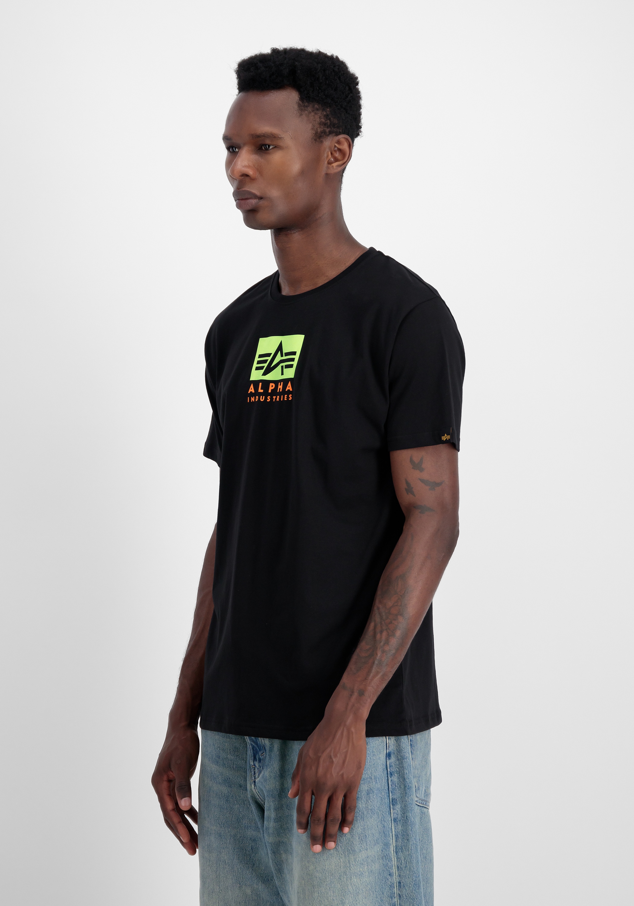 Alpha Industries T-Shirt »Alpha Industries Men - T-Shirts Satin Logo T«