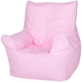 Knorrtoys® Sitzsack »Junior, Pink White Dots«, für Kinder; Made in Europe