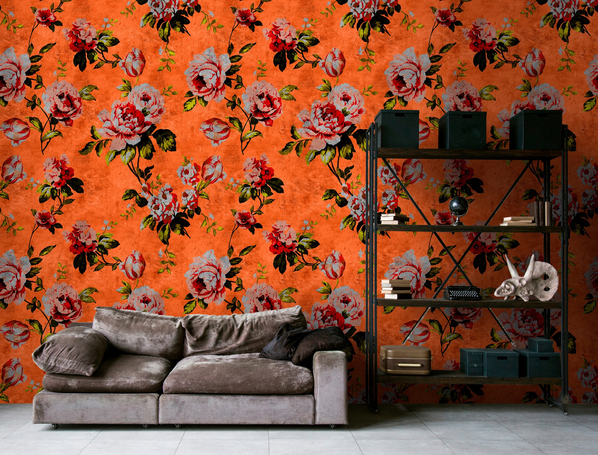 living walls Fototapete »Walls by Patel Wild Roses 2« glatt Vlies, Wand, Sc günstig online kaufen