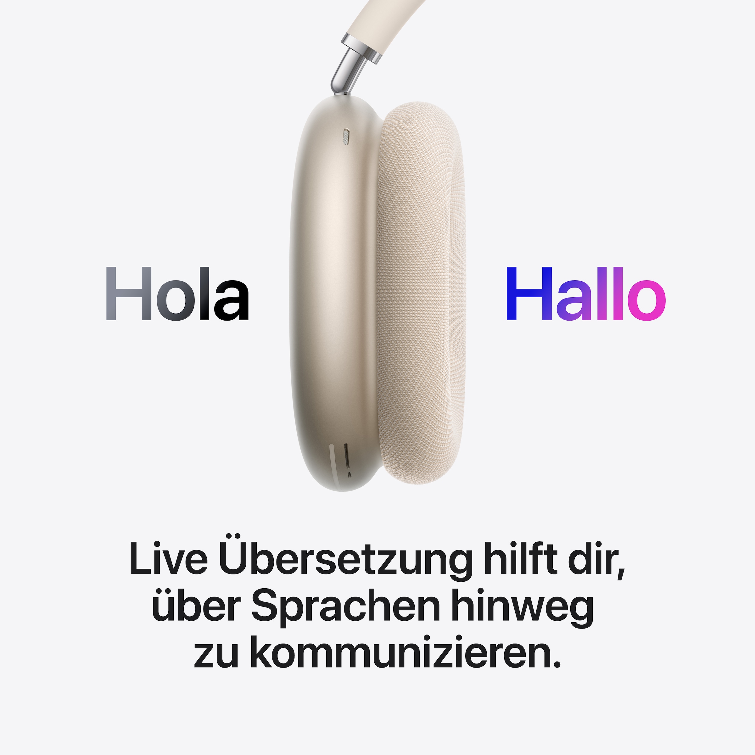 Apple Over-Ear-Kopfhörer »AirPods Max 2« Bluetooth Rauschunterdrückung | Sprachsteuerung | kompatibel mit Siri