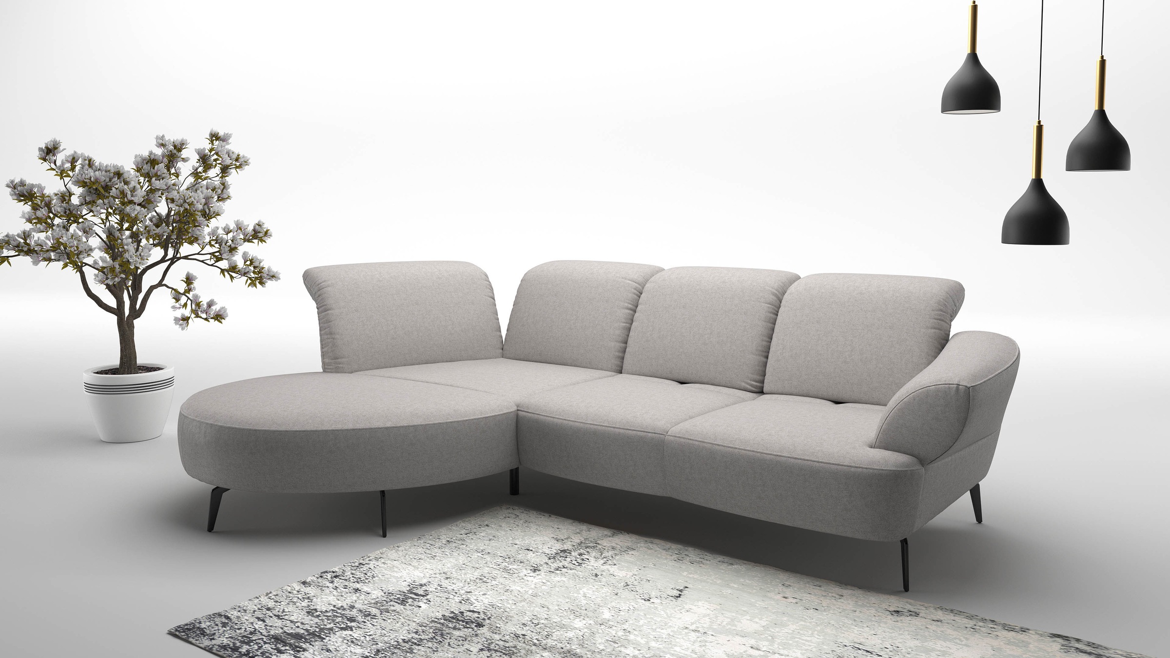 sit&more Ecksofa »Dance, L-Form, inkl. Sitztiefenverstellung« inkl. Click&S günstig online kaufen