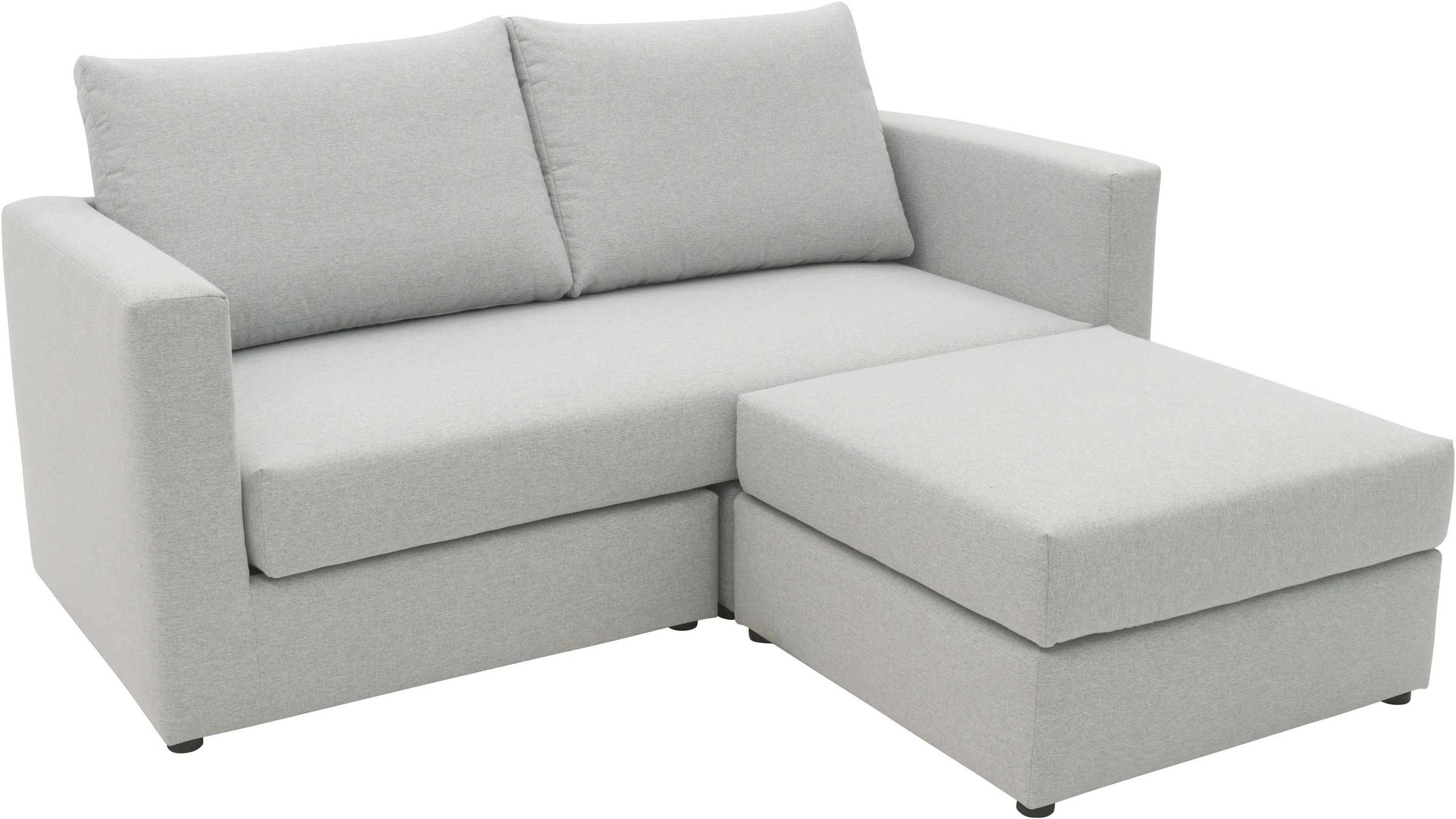 DOMO collection 2-Sitzer »800015, als Sitzmöbel oder Schlafgelegenheit nutzbar, Schlafsofa«, Sitzfläche mit Federkern, inkl. 2 Rückenkissen