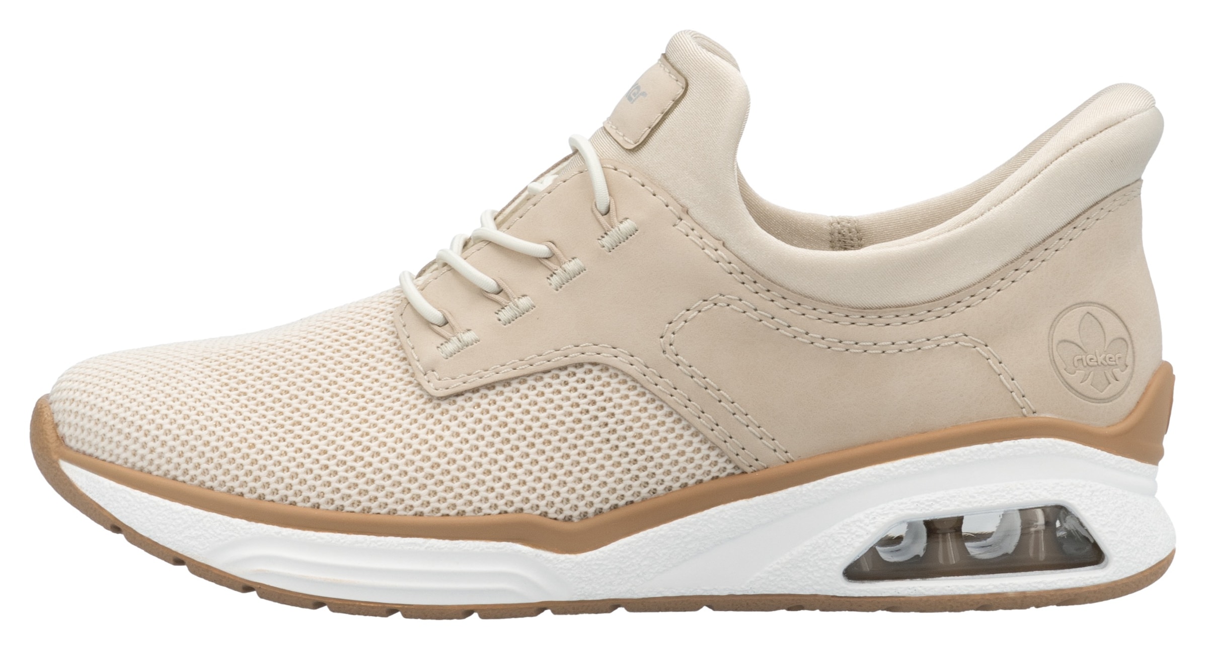 Rieker Slip-On Sneaker »Ready2GO«, Freizeitsneaker, Halbschuh, Schlupfschuh, Gummizug, Elastikeinstieg